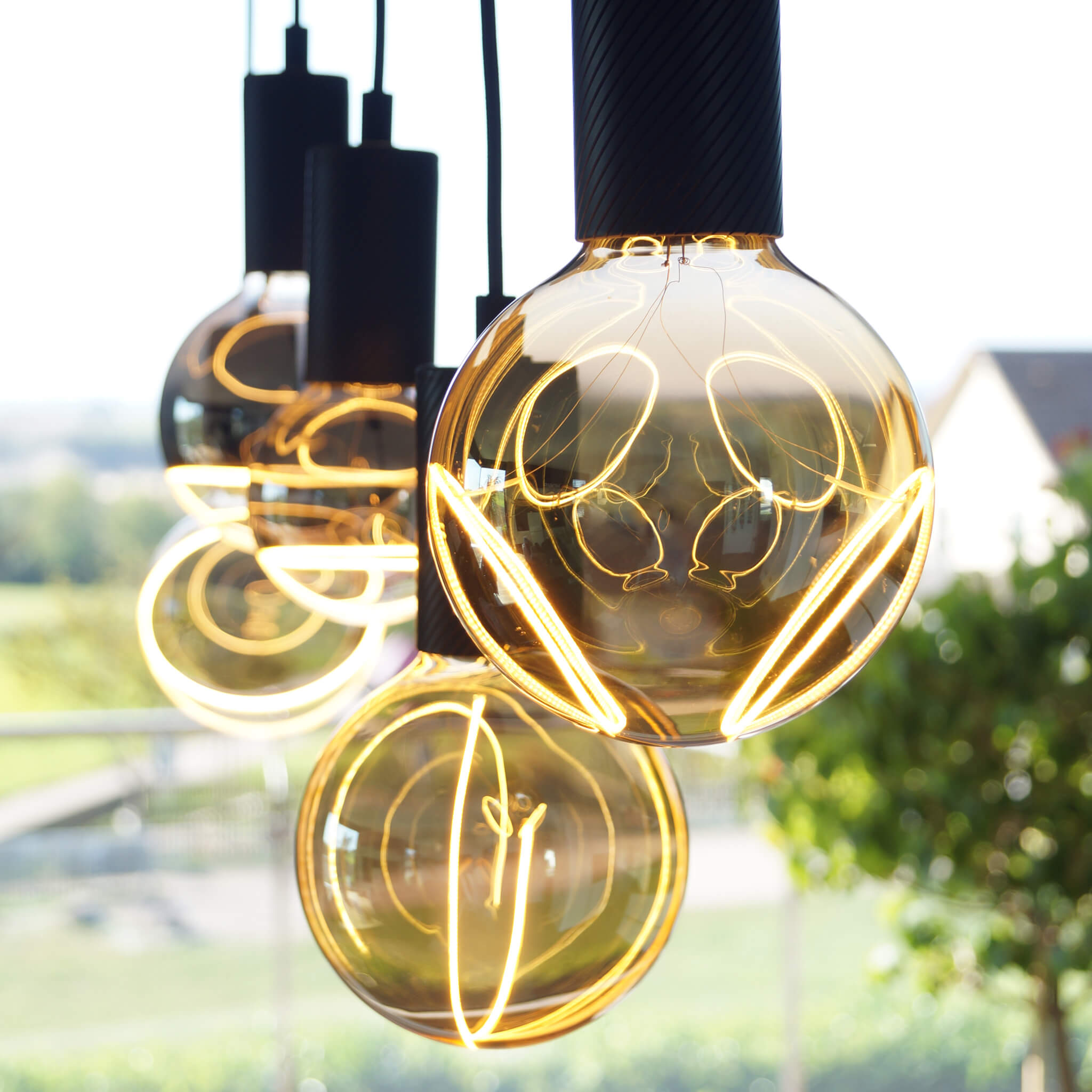 LED Illusion Globe 125 smokey bottom | 55111