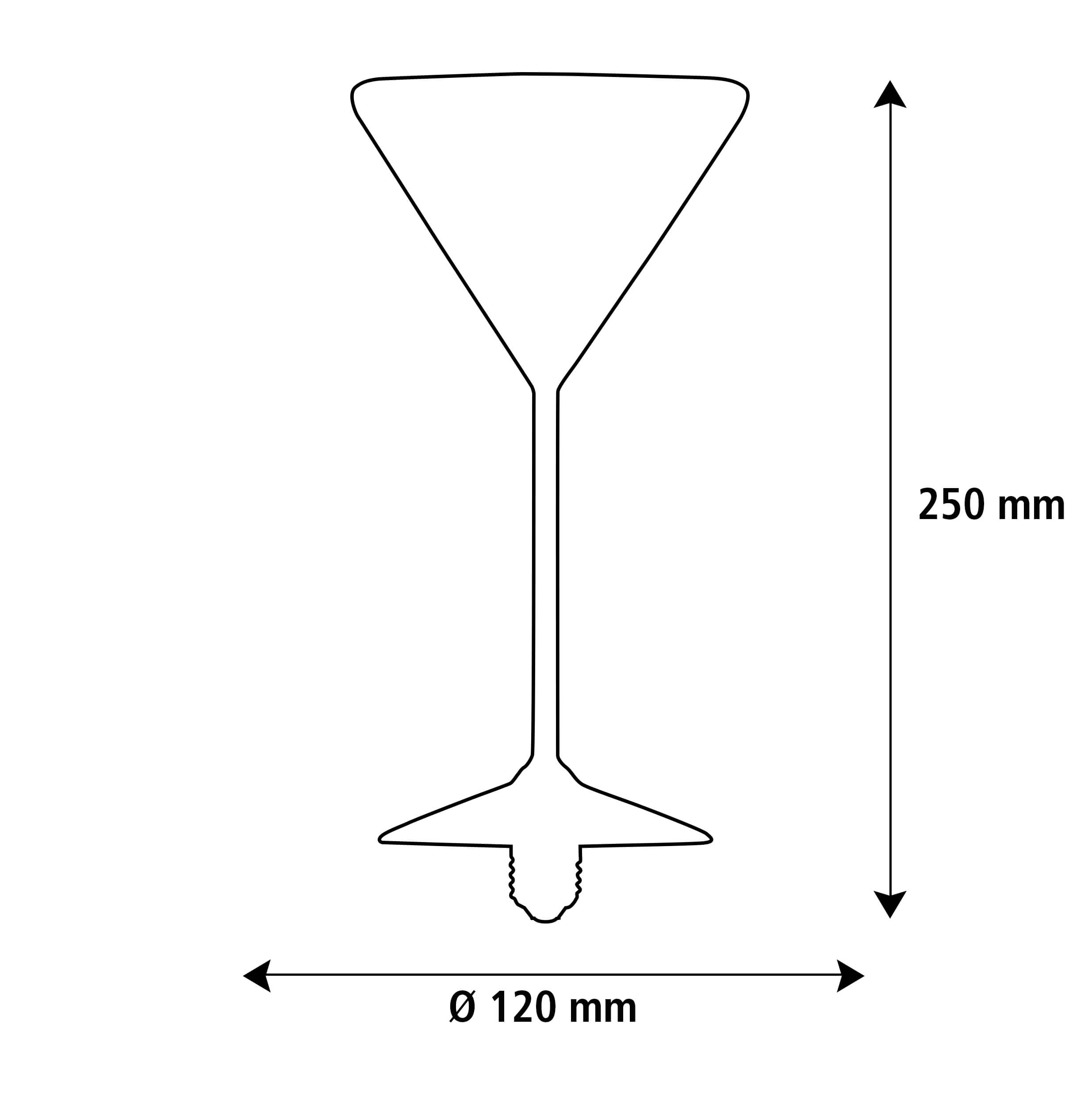 55460 LED Floating Martini klar|E27| 6 W (48 W)|600 Lm|2.200 K|