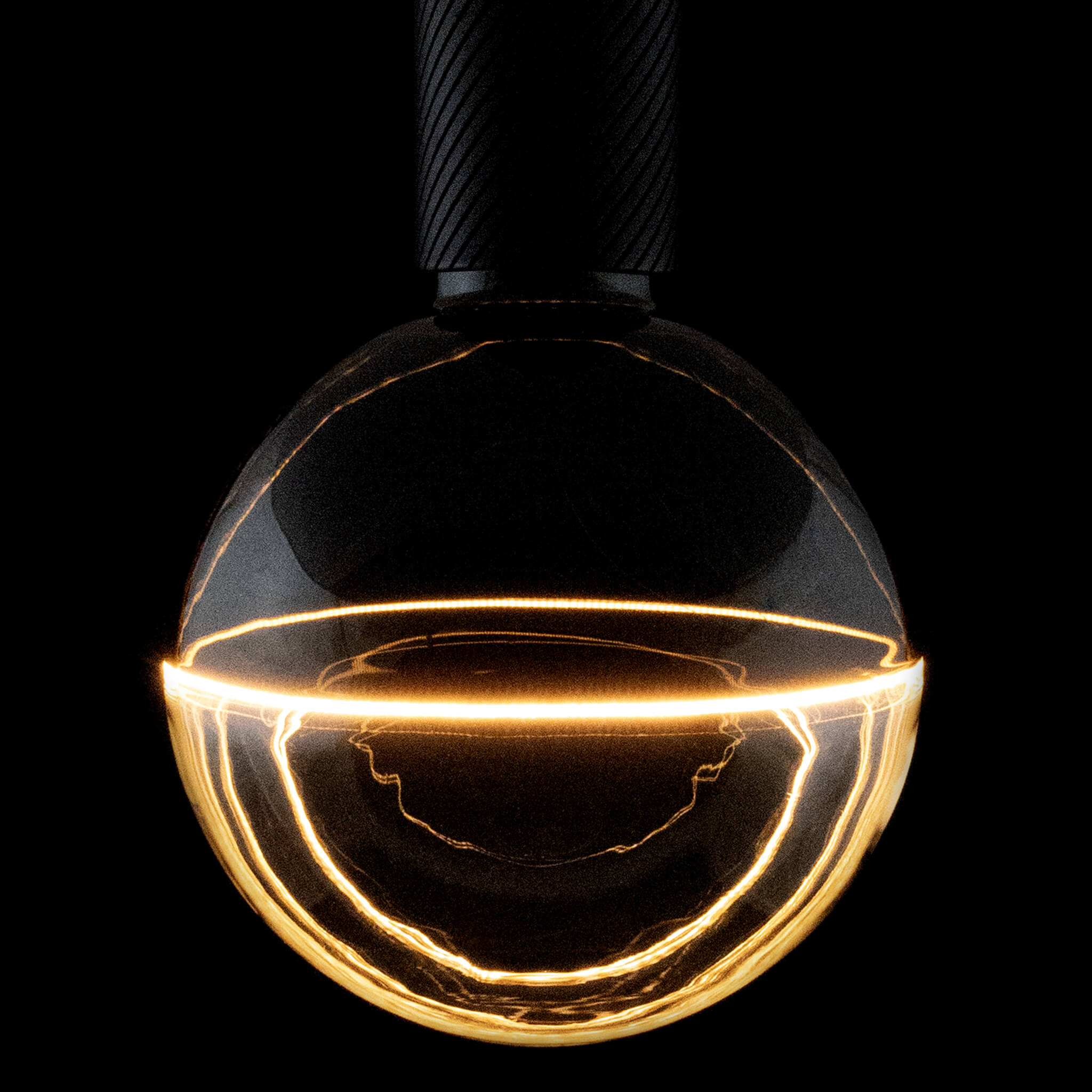 LED Illusion Globe 127 2tones schwarz klar | 55119