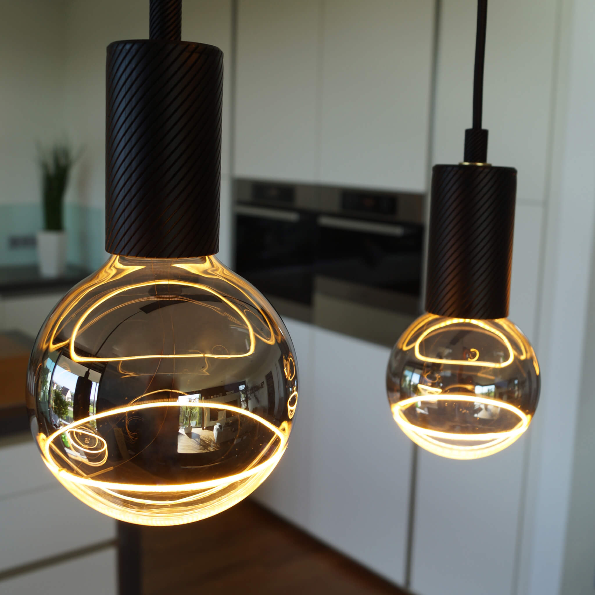 LED Illusion Globe 125 smokey bottom | 55111