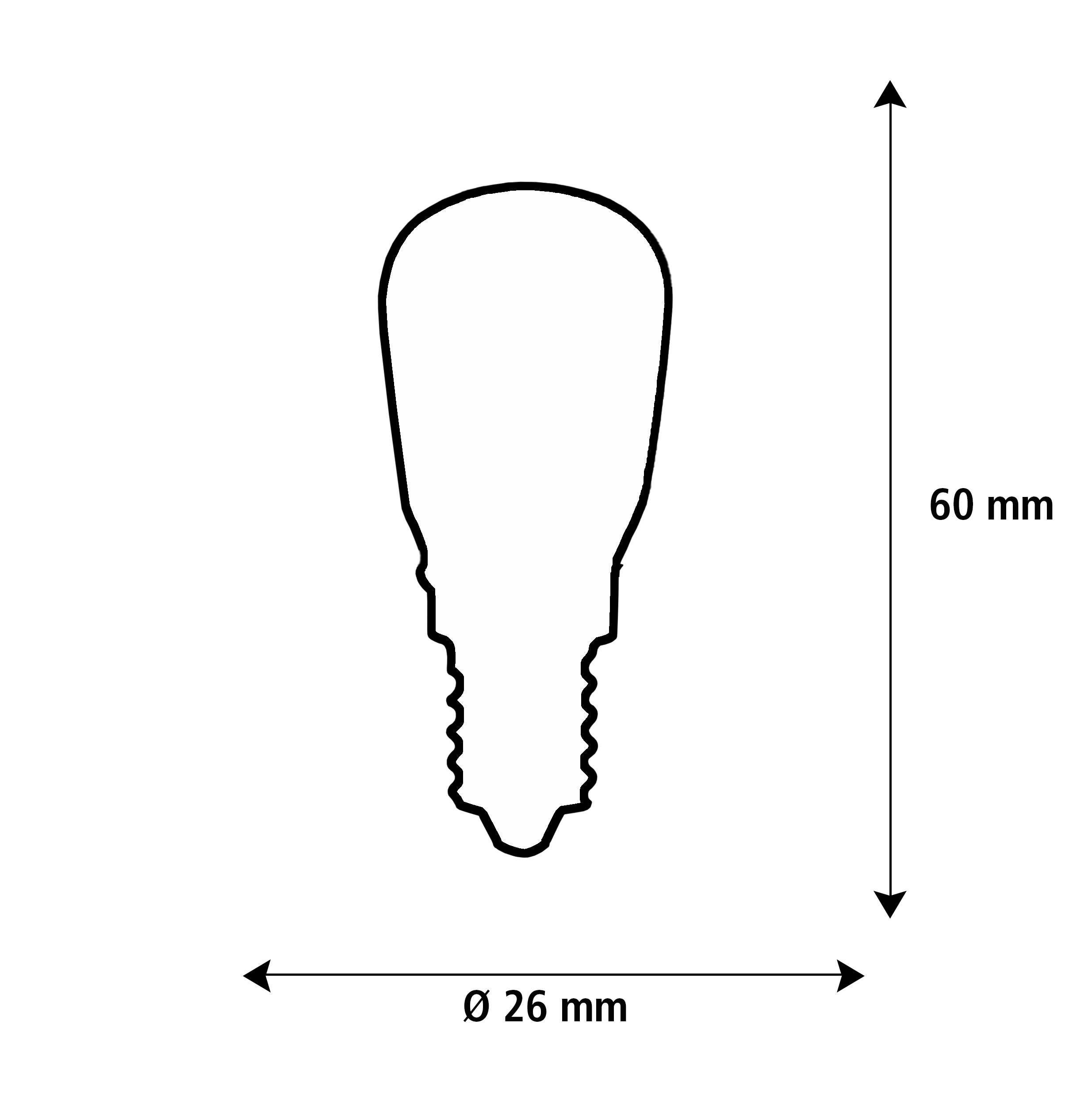55638 LED Kühlschranklicht klar|E14|1,5 W (11 W)|100 Lm|2.700 K|
