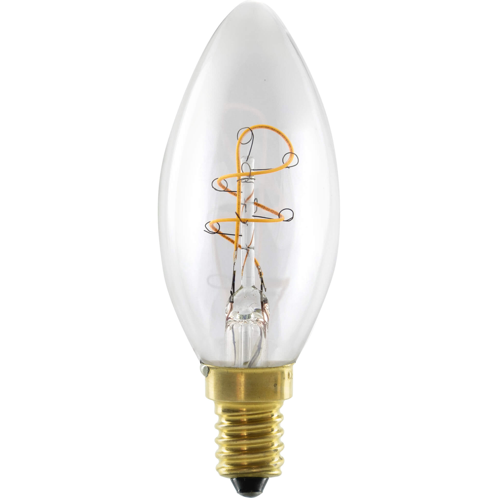 LED Kerze Elegant klar 2200K