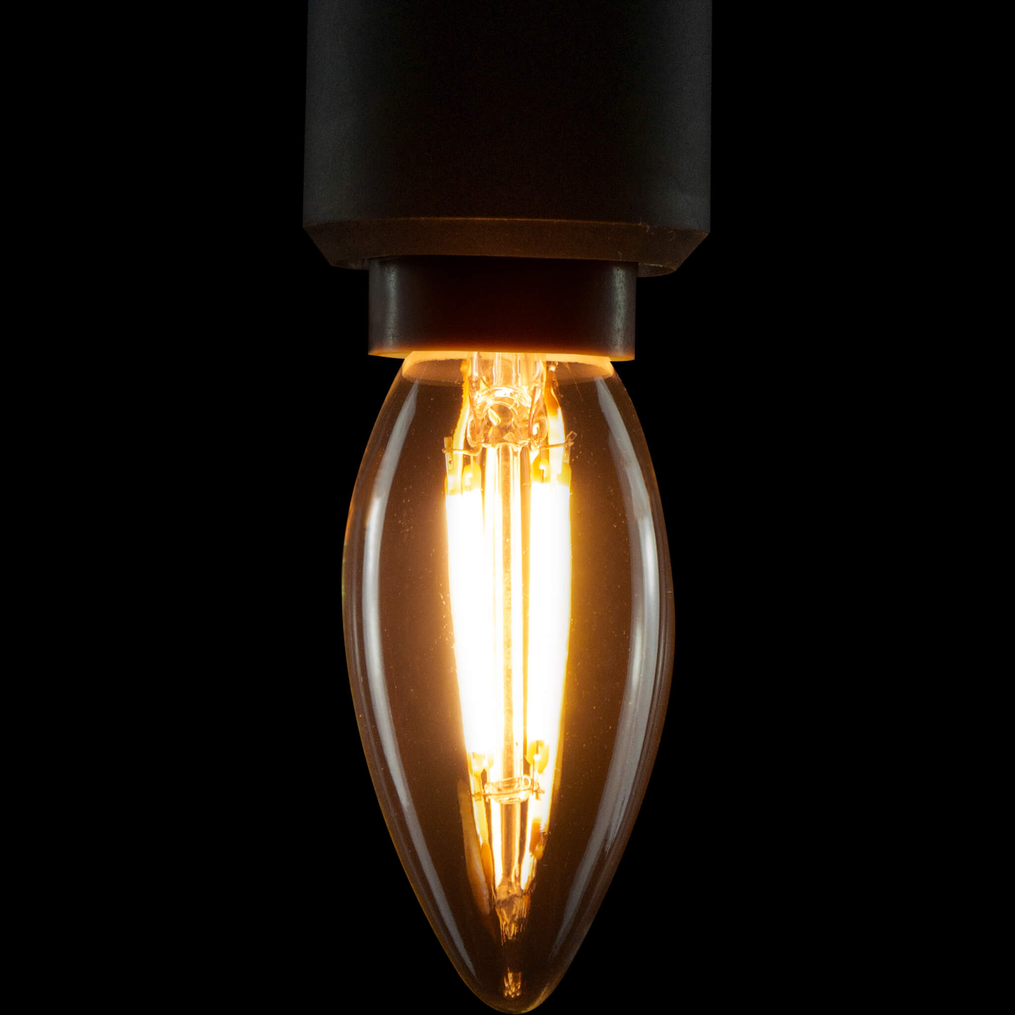 LED Kerze klar E14, 2700 K, 55313