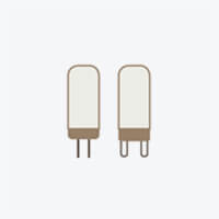 Light Sources | sortet by lamp shape | Pins