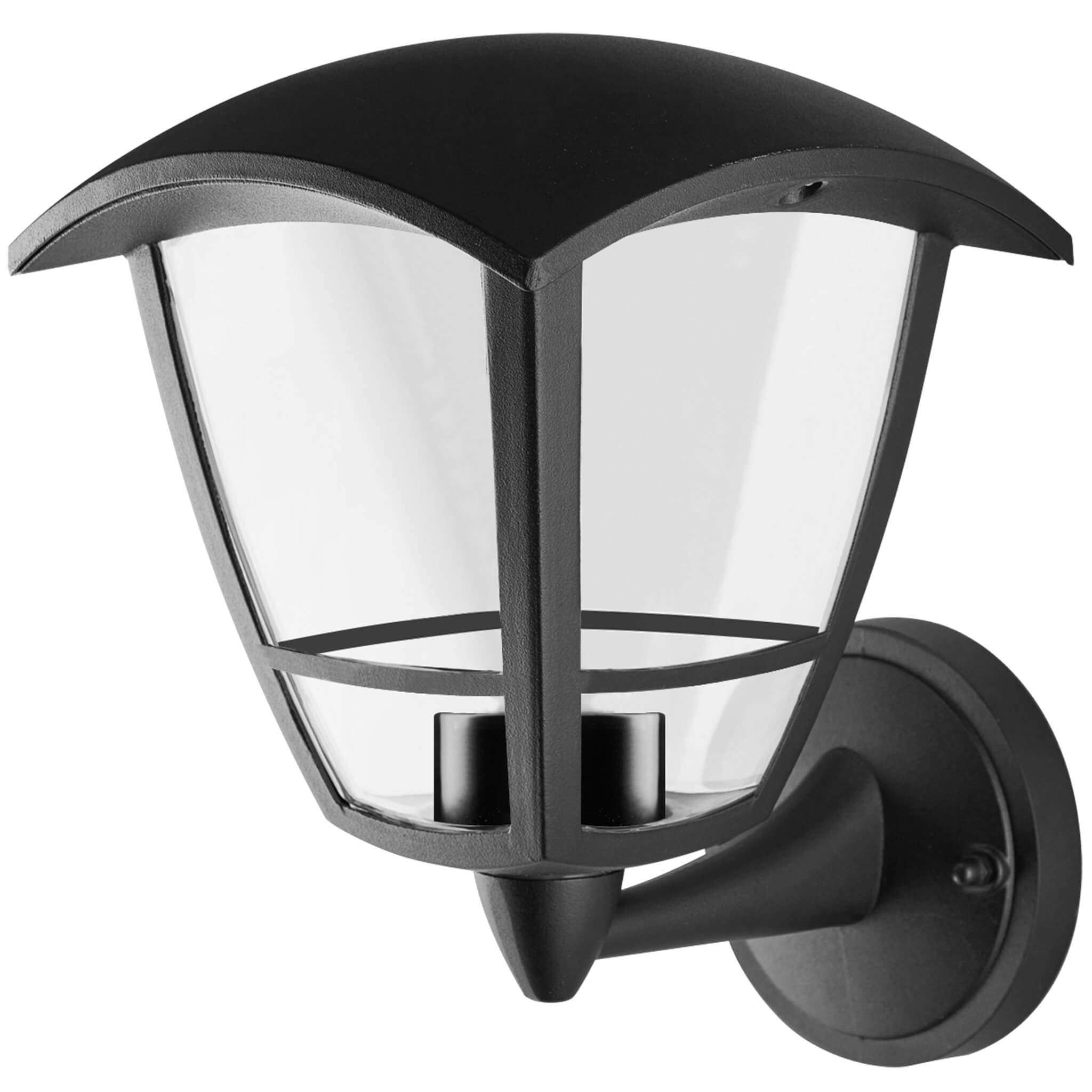 Außenleuchte, Wandleuchte, ANTIQUE up black, schwarz, E27, 80410