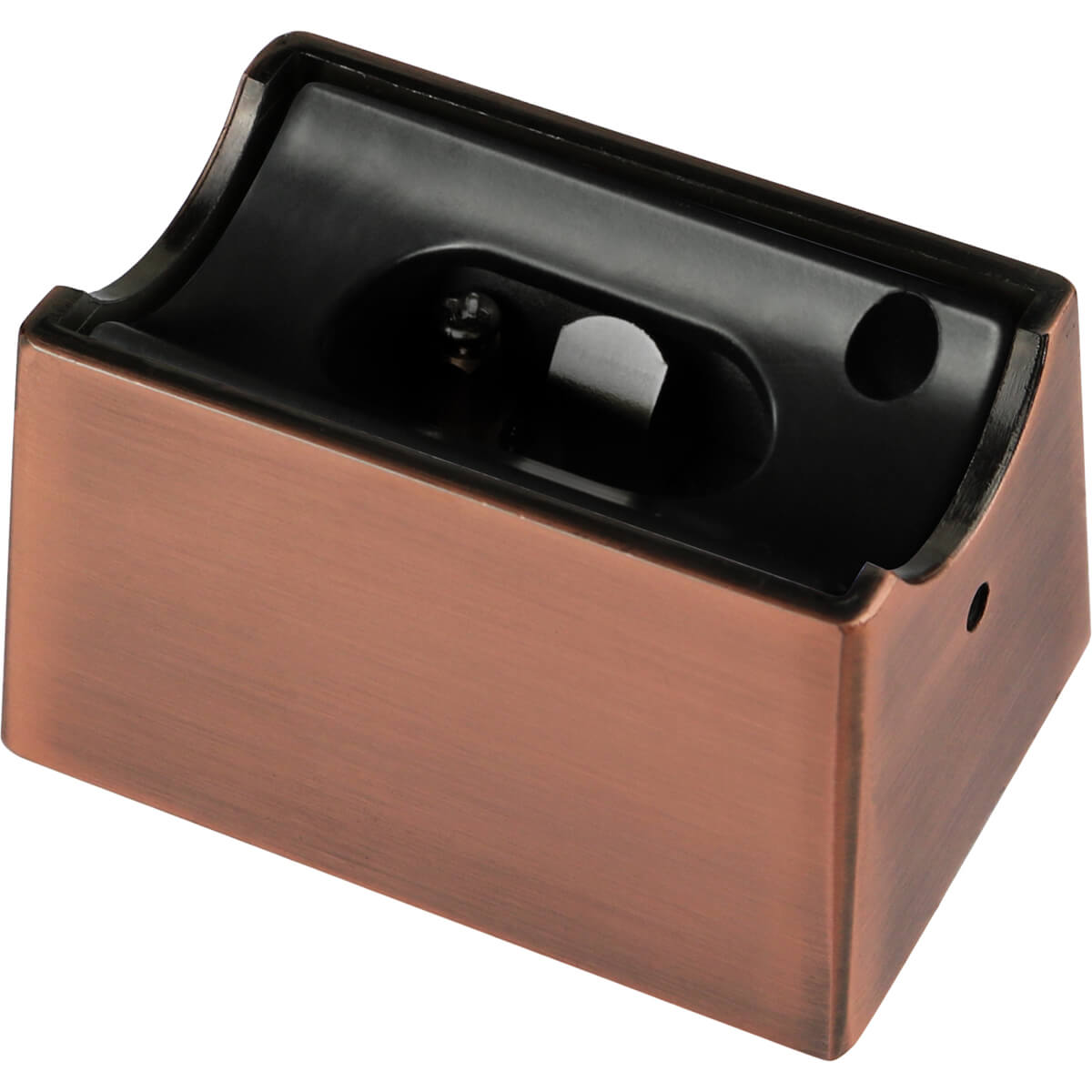Product image, copper-colored wall socket for S14d bulbs