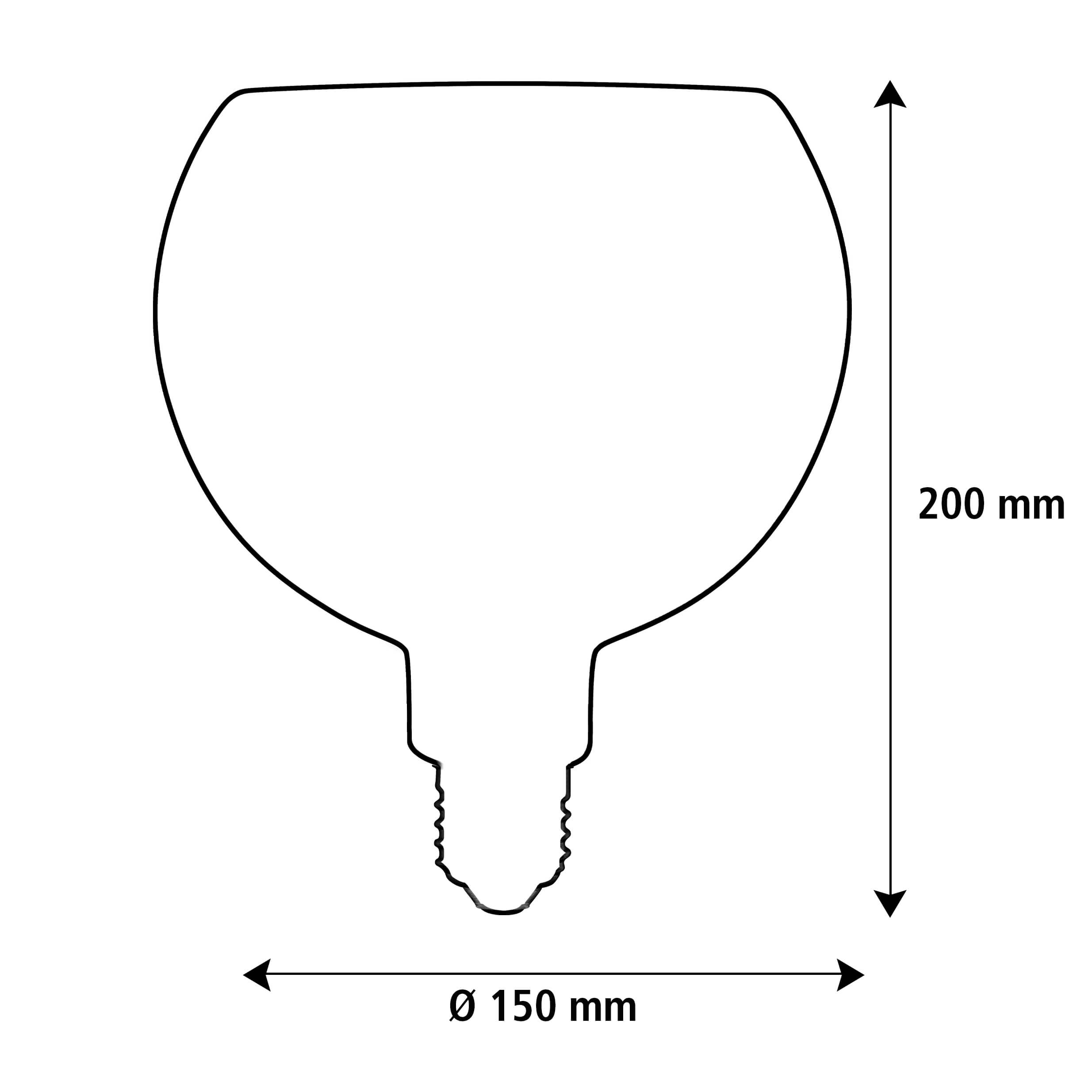 55581 LED Floating Billard Globe 150 schwarz|E27| 4 W (24 W)|240 Lm|2.200 K|