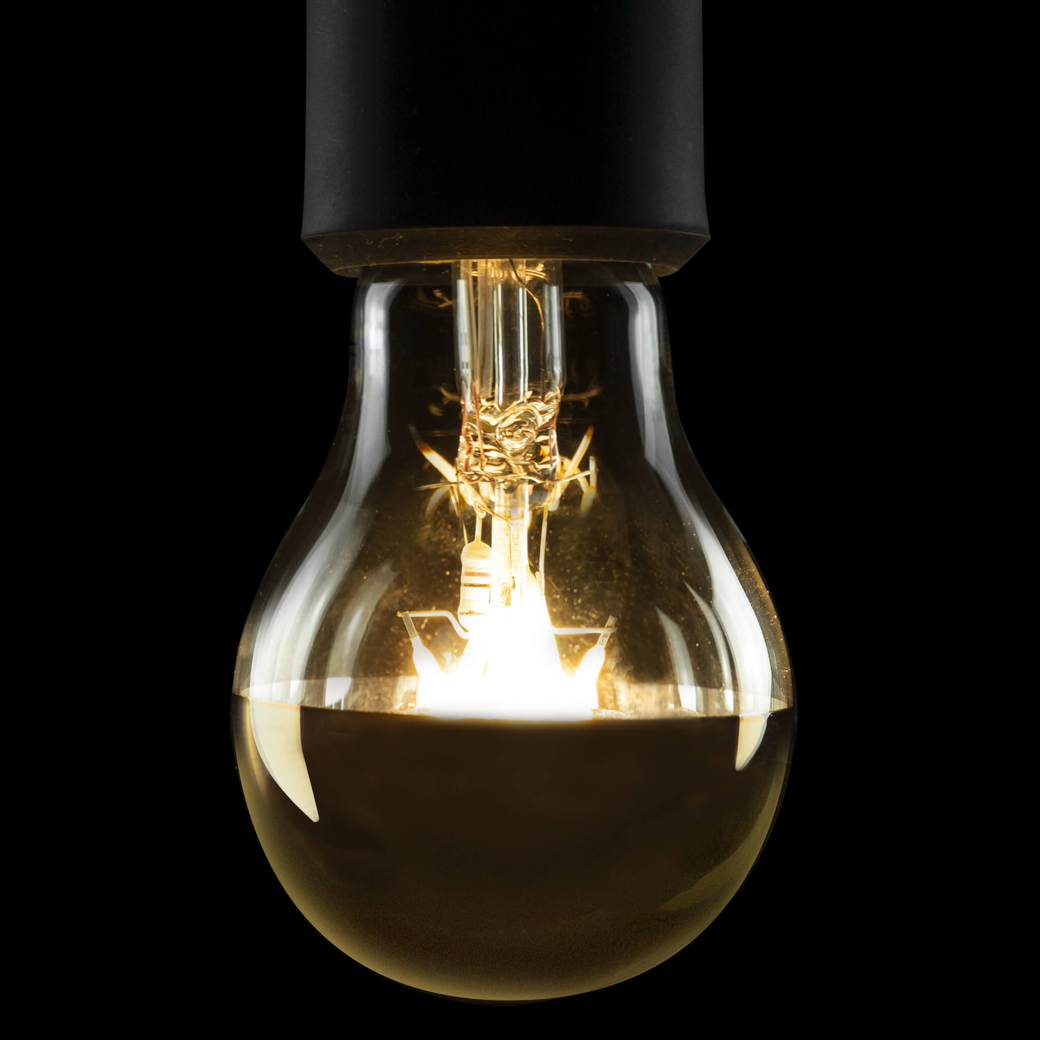 LED Glühlampe Spiegelkopf gold 24V E27 Ambient Dimming, 55878