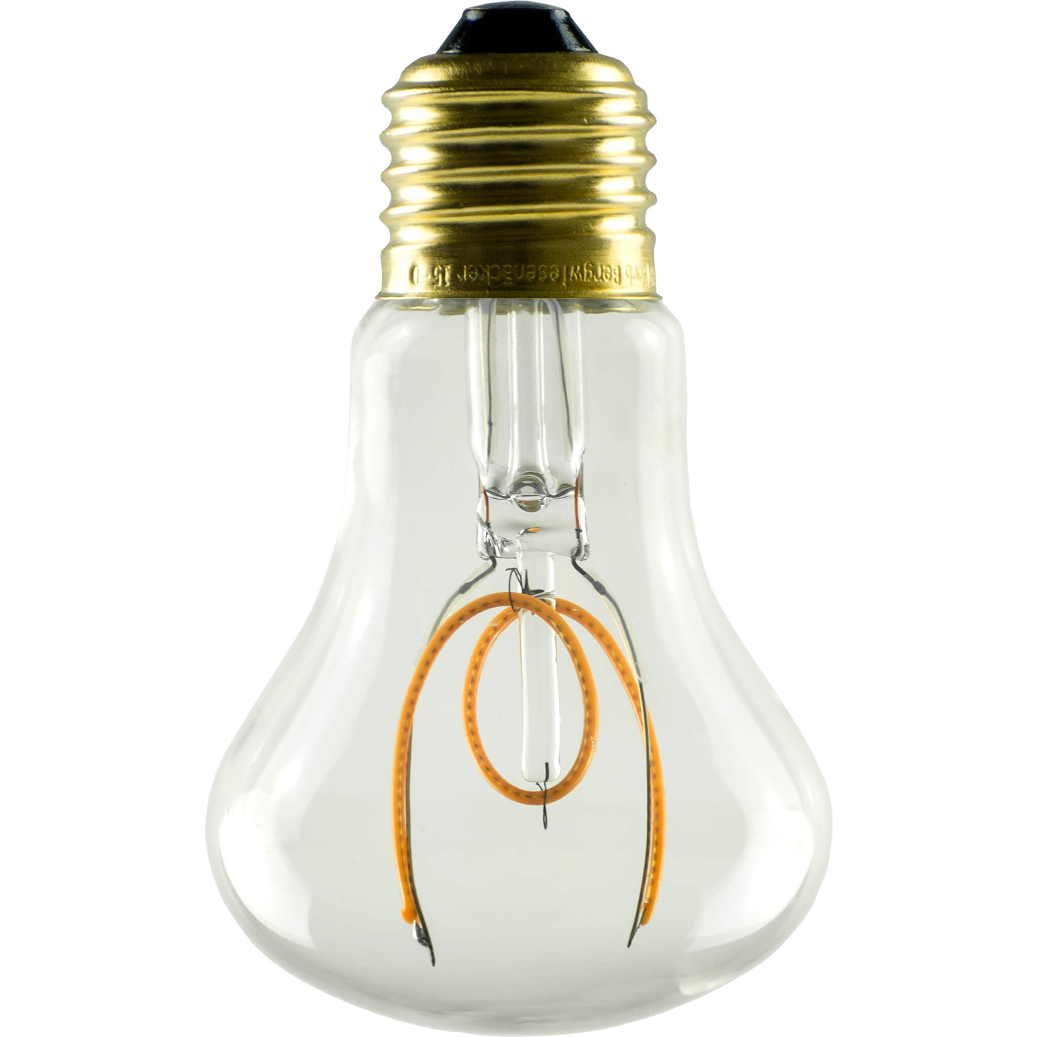 Product image, Soft Line, Krypton-shaped bulb, clear glass body with a diameter of 60 mm, E27 base, off state