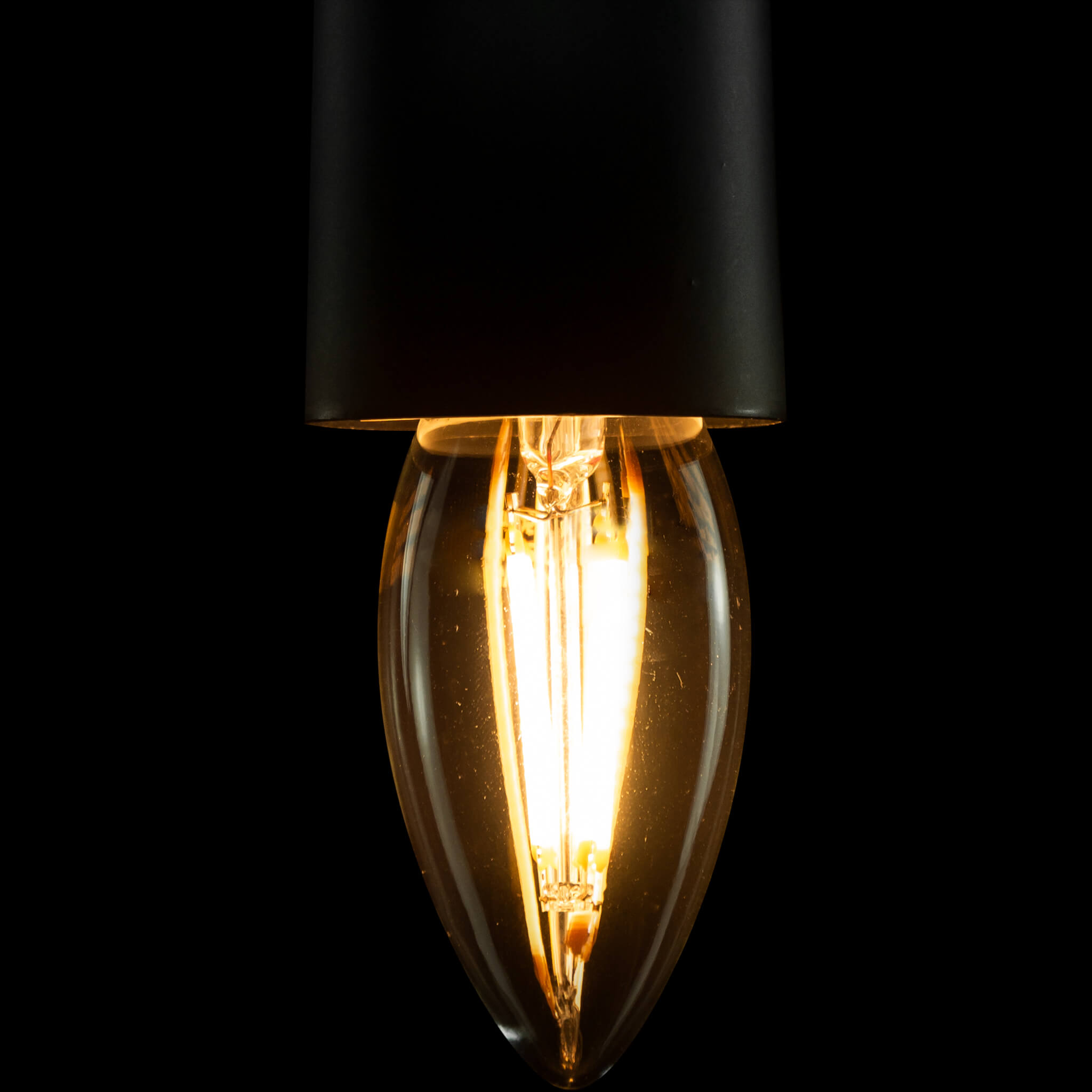 LED Kerze klar E27, 2700 K, 55314