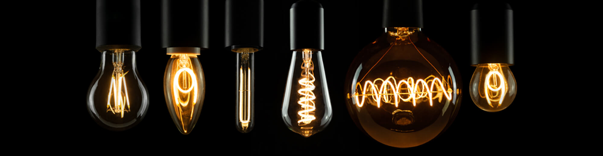 Light Sources | sortet by lamp shape