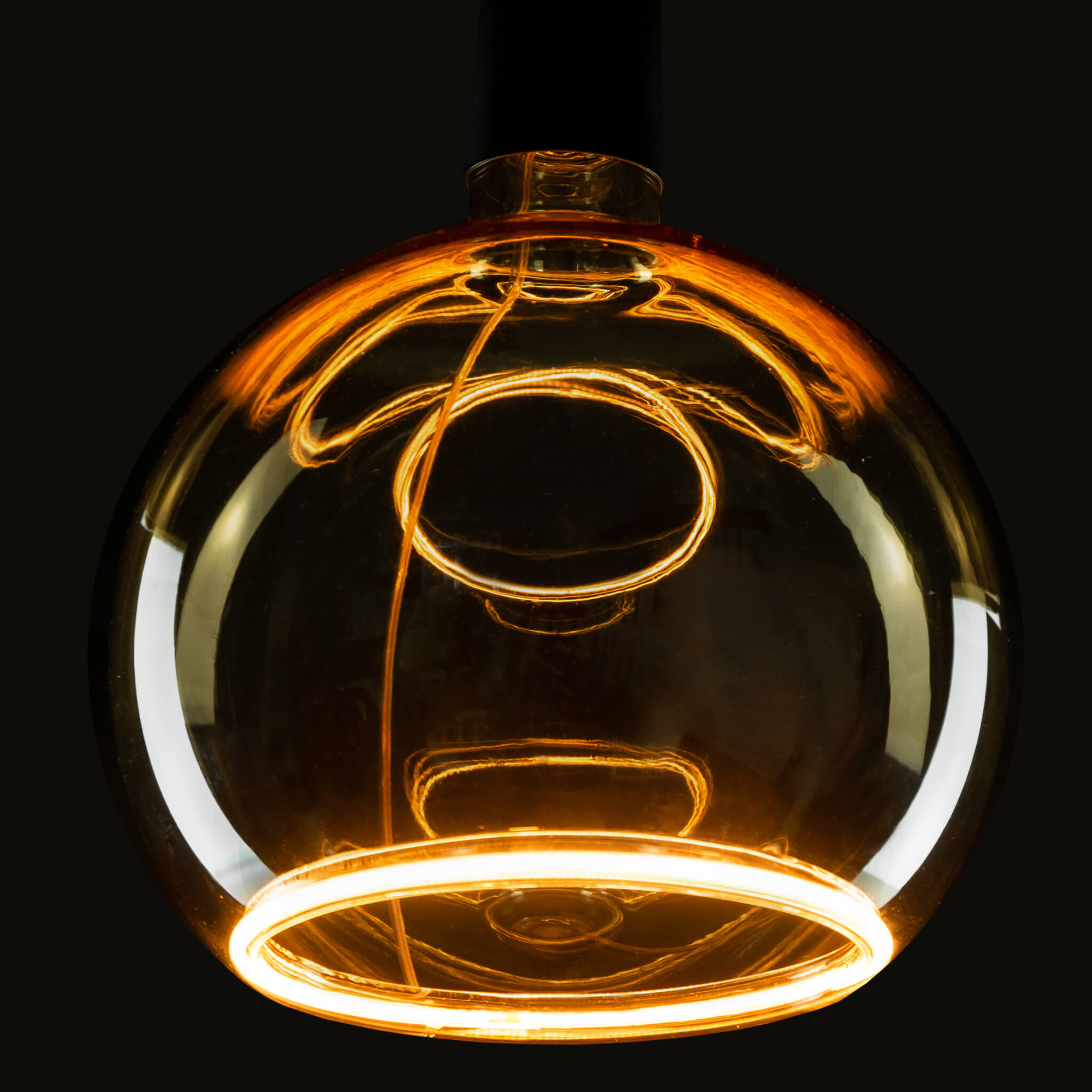 55078 LED Floating Globe 200 golden 2200 K