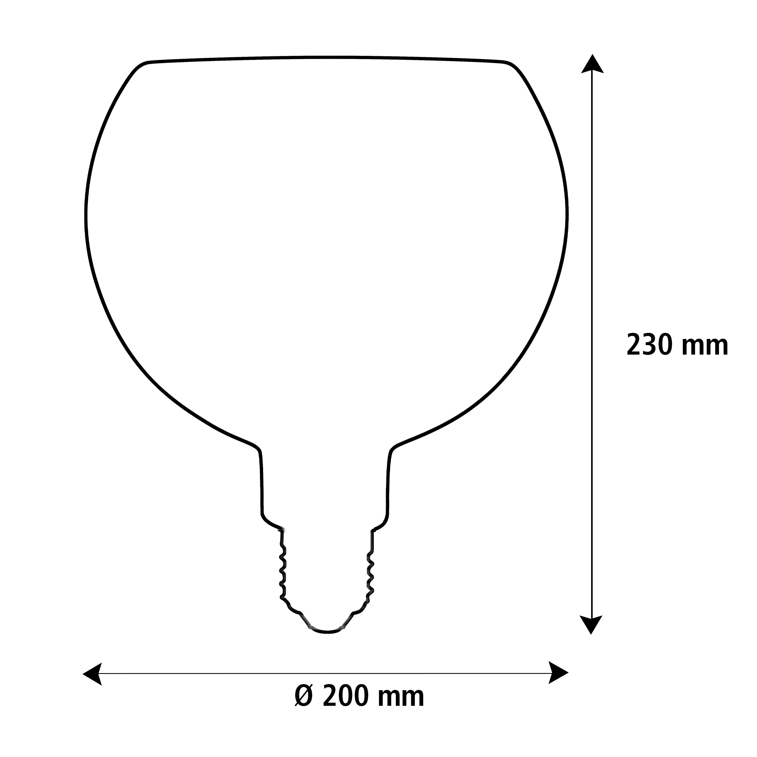 55582 LED Floating Billard Globe 200 schwarz|E27| 4 W (24 W)|240 Lm|2.200 K|
