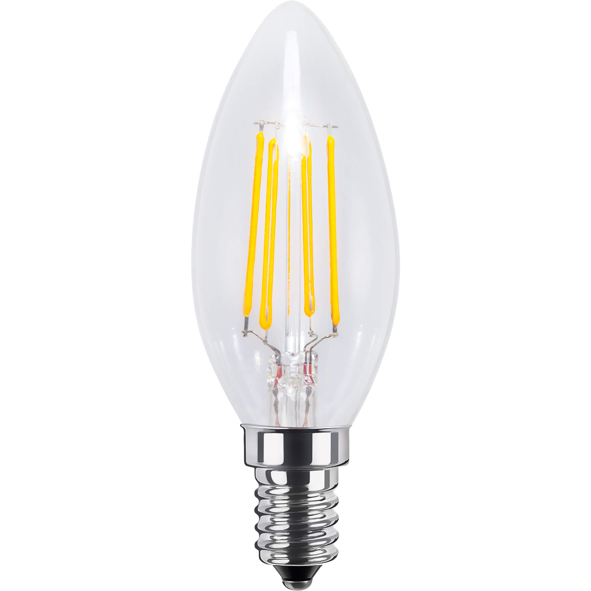 LED Kerze klar E14, 2700 K, 55313
