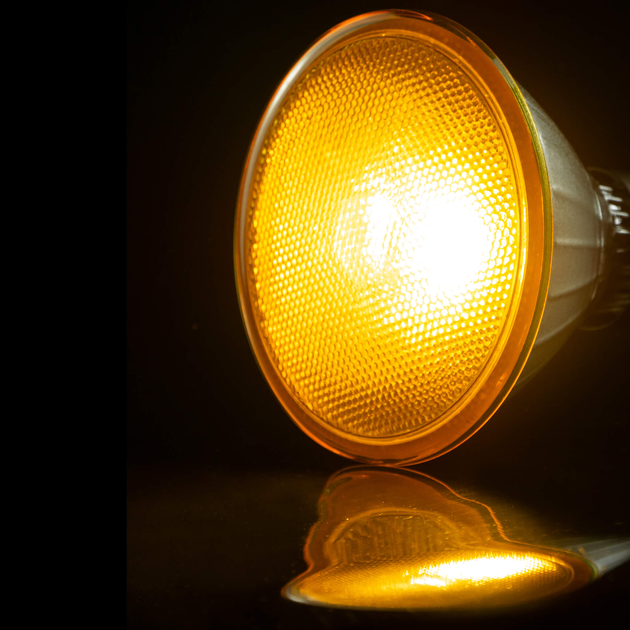 LED PAR38 Reflektor gelb E27, 50761