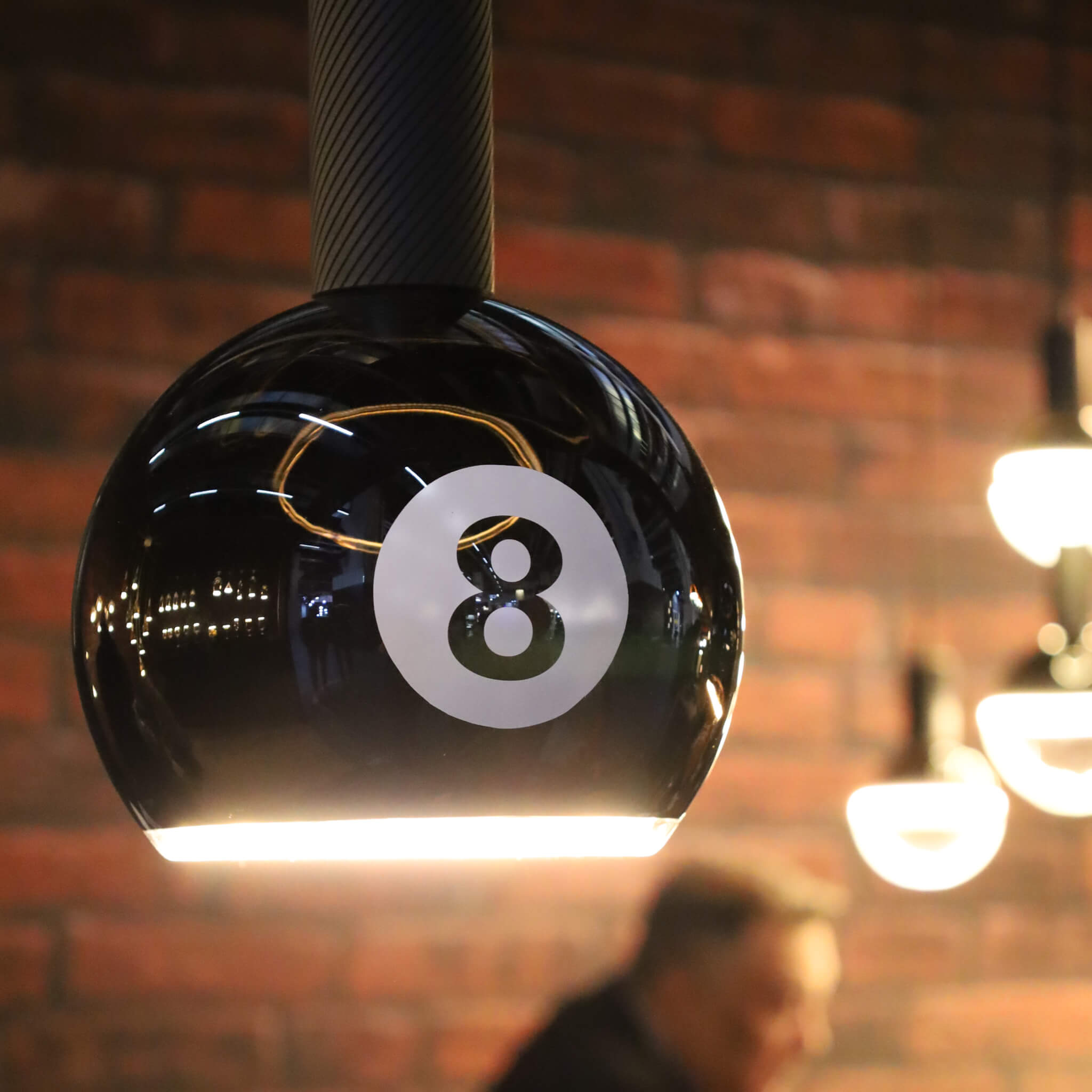 LED Floating Billard Globe 200 schwarz 8 | 55588