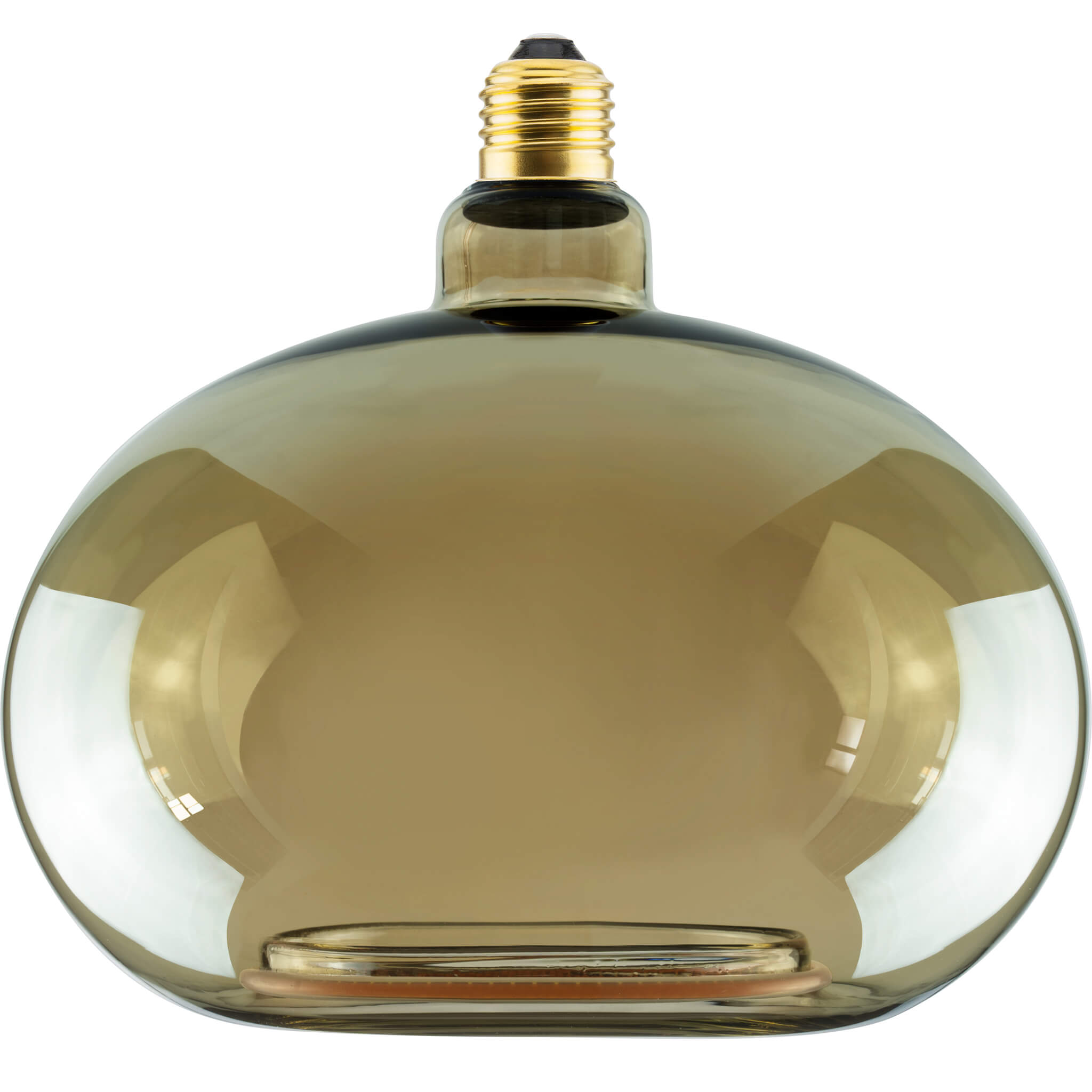 55029 LED Floating Oval 200 smokey grey|E27| 5 W (22 W)|210 Lm|1.900 K|