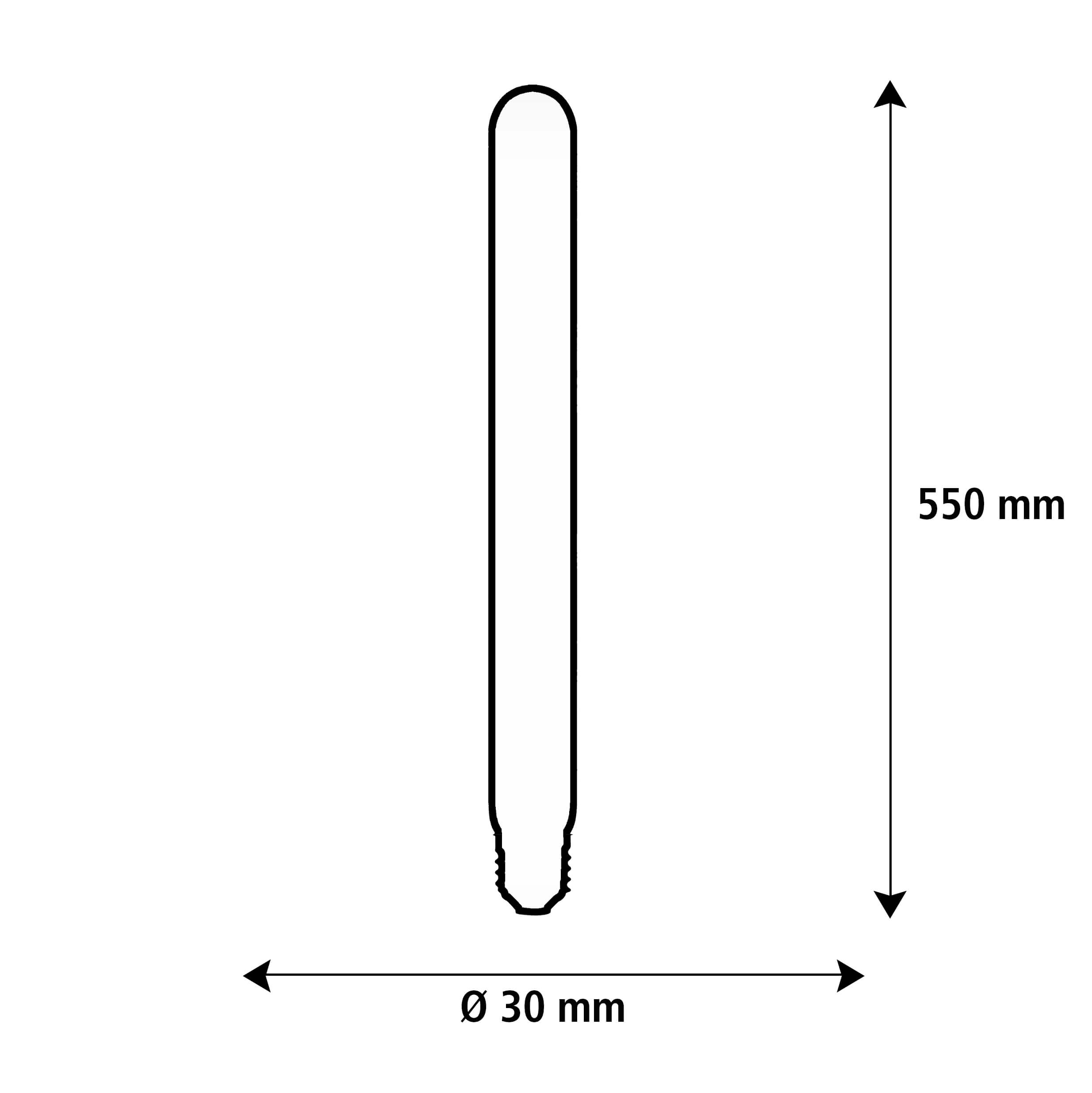 55362 LED Soft Tube 550 klar|E27|6,2 W (39 W)|460 Lm|2.700 K|