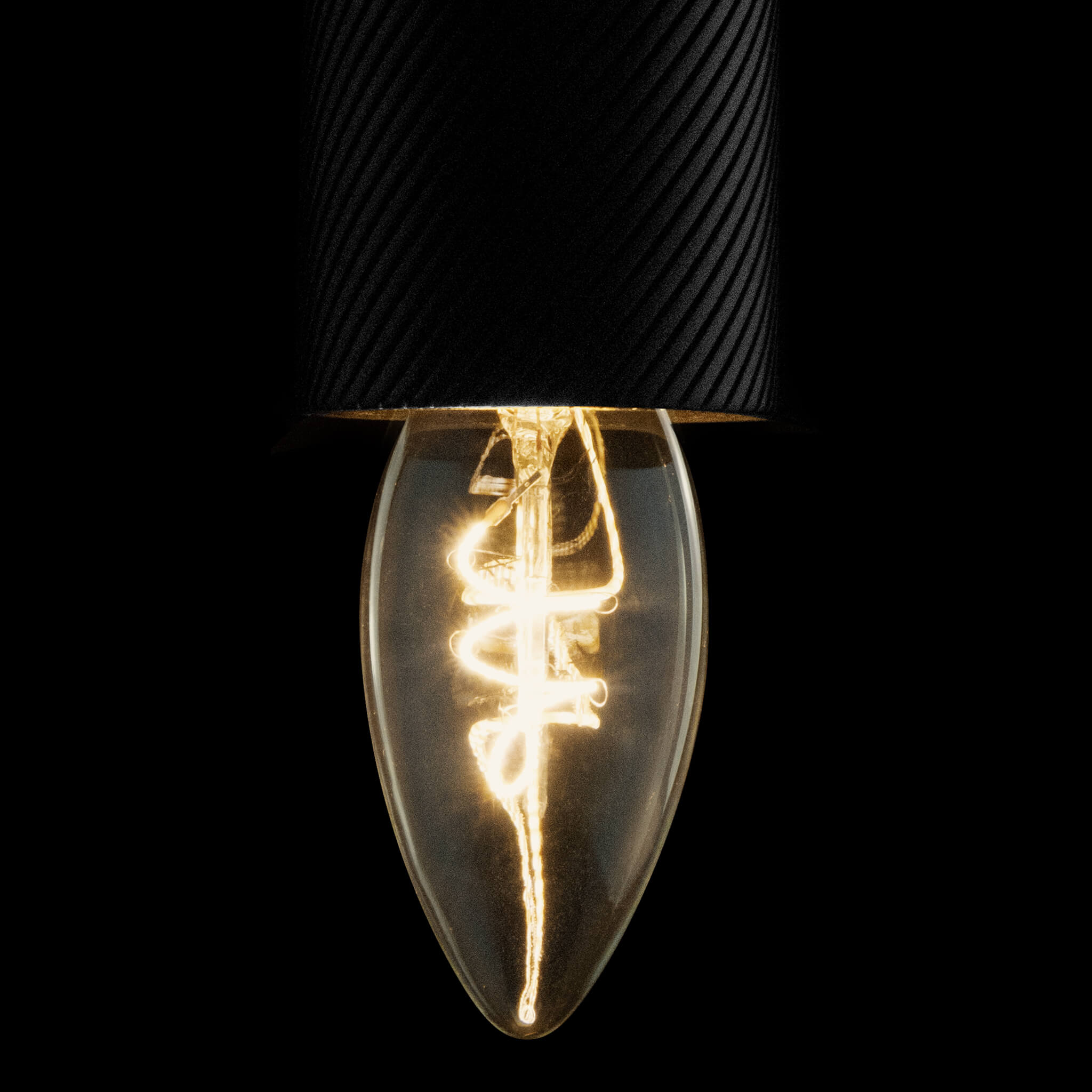 LED Kerze Elegant klar 2200K