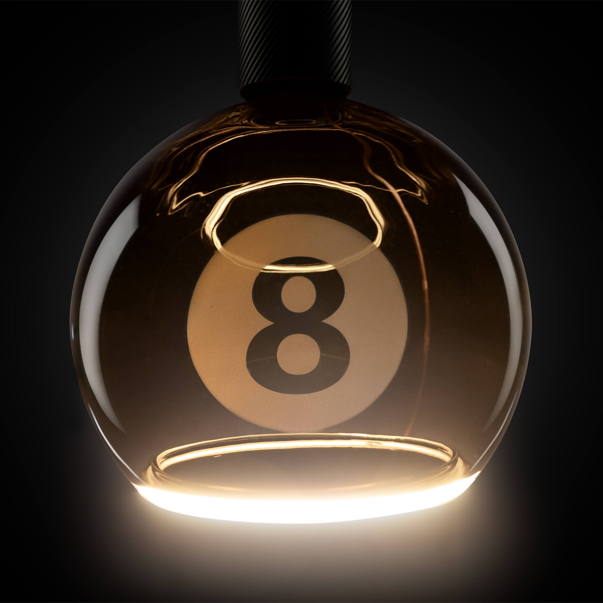 LED Floating Billard Globe 200 schwarz 8 | 55588