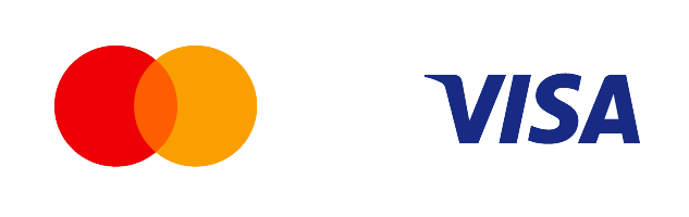 Logo für Kreditkartenzahlung MAESTRO und VISA