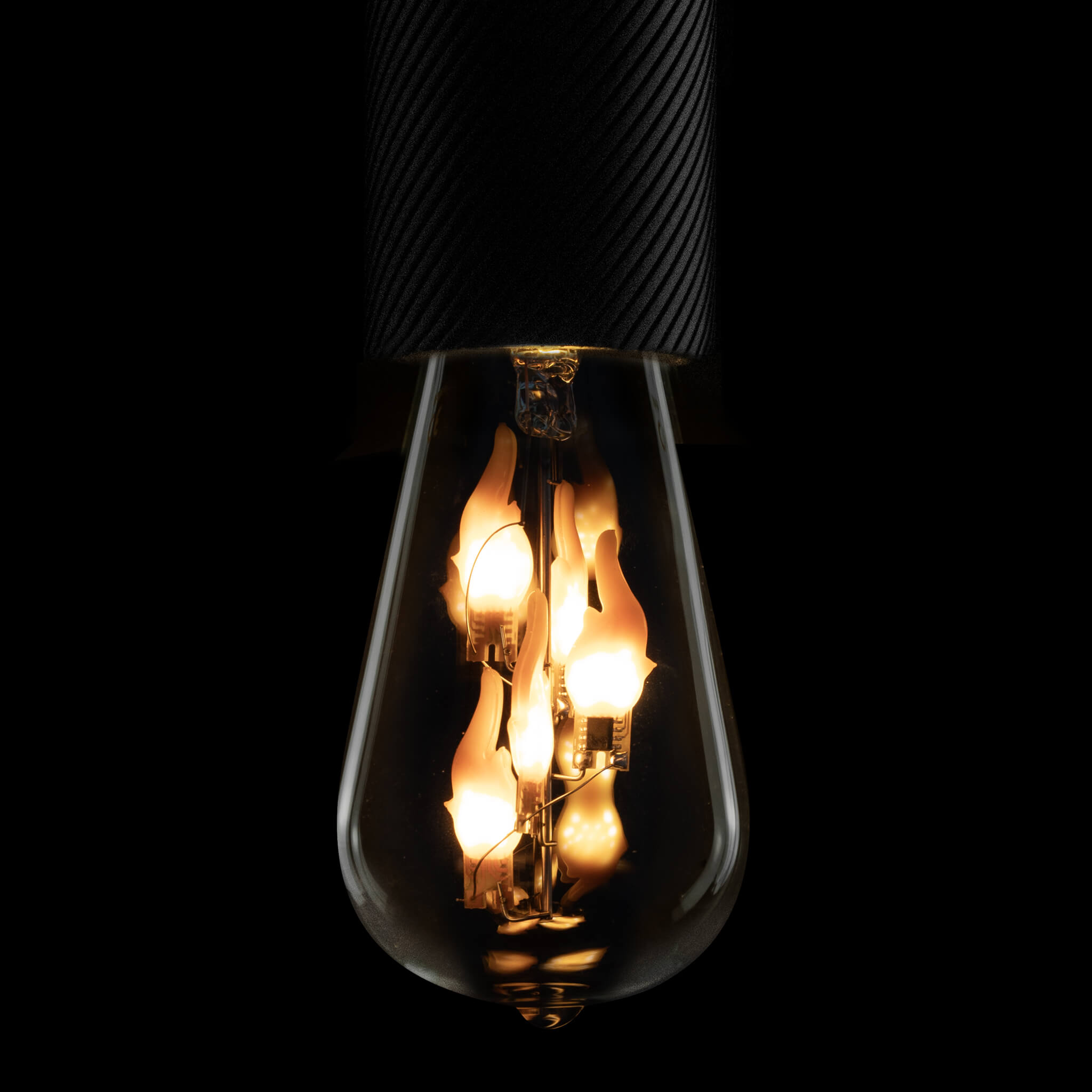 LED Rustika big Fire Flame down klar | 55793