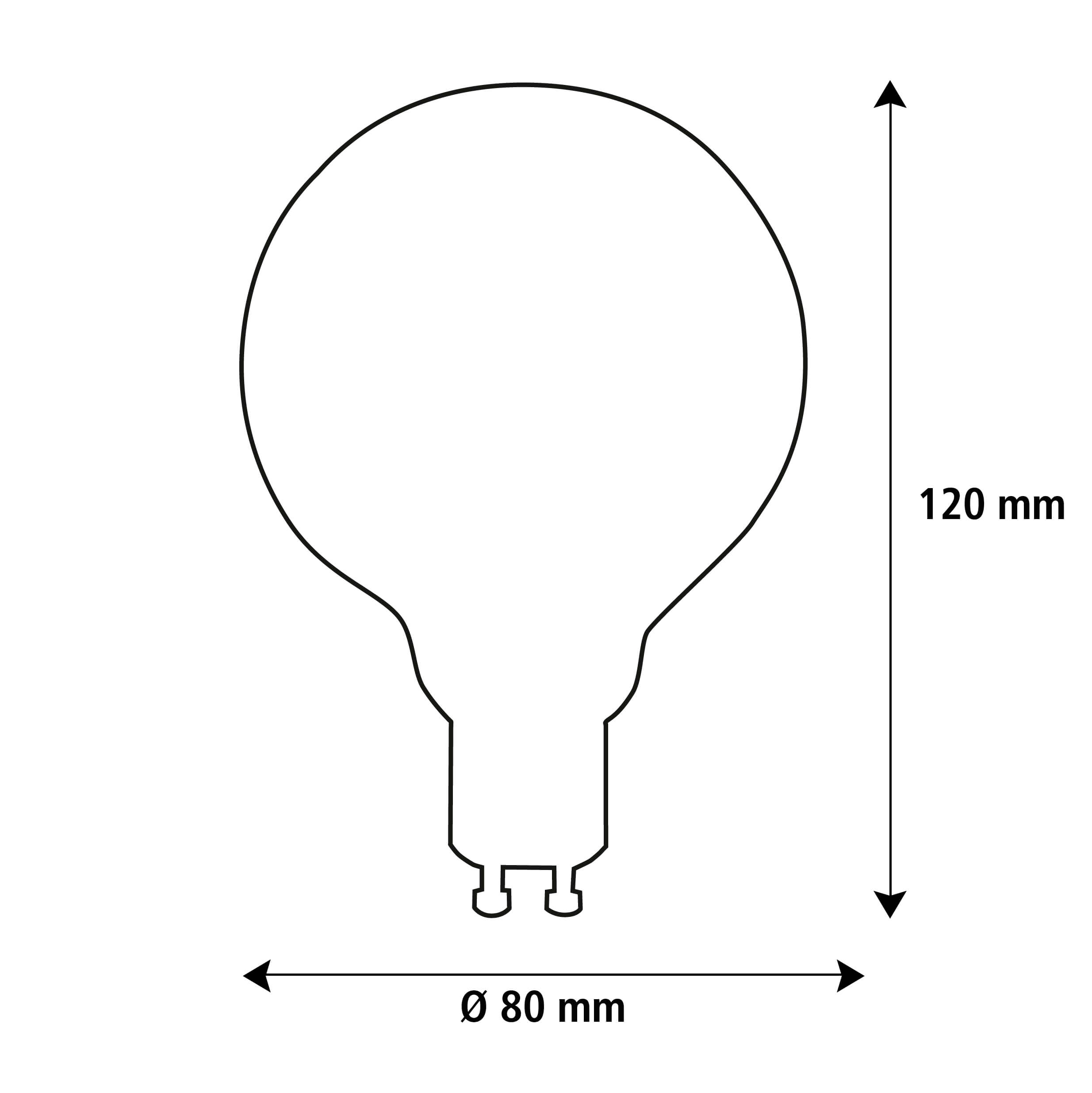 LED Gobe 80, GU10, 2700 K, 55358