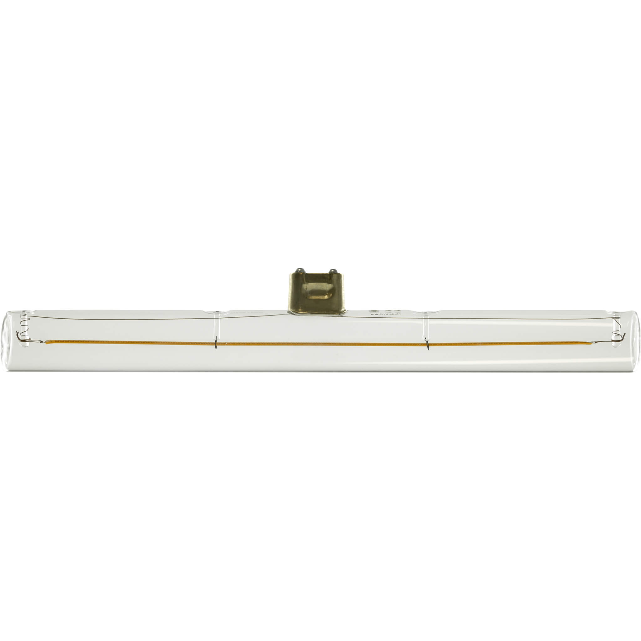 Product image, Soft Line, linear lamp, clear glass tube, 300 mm long, S14d base, off state