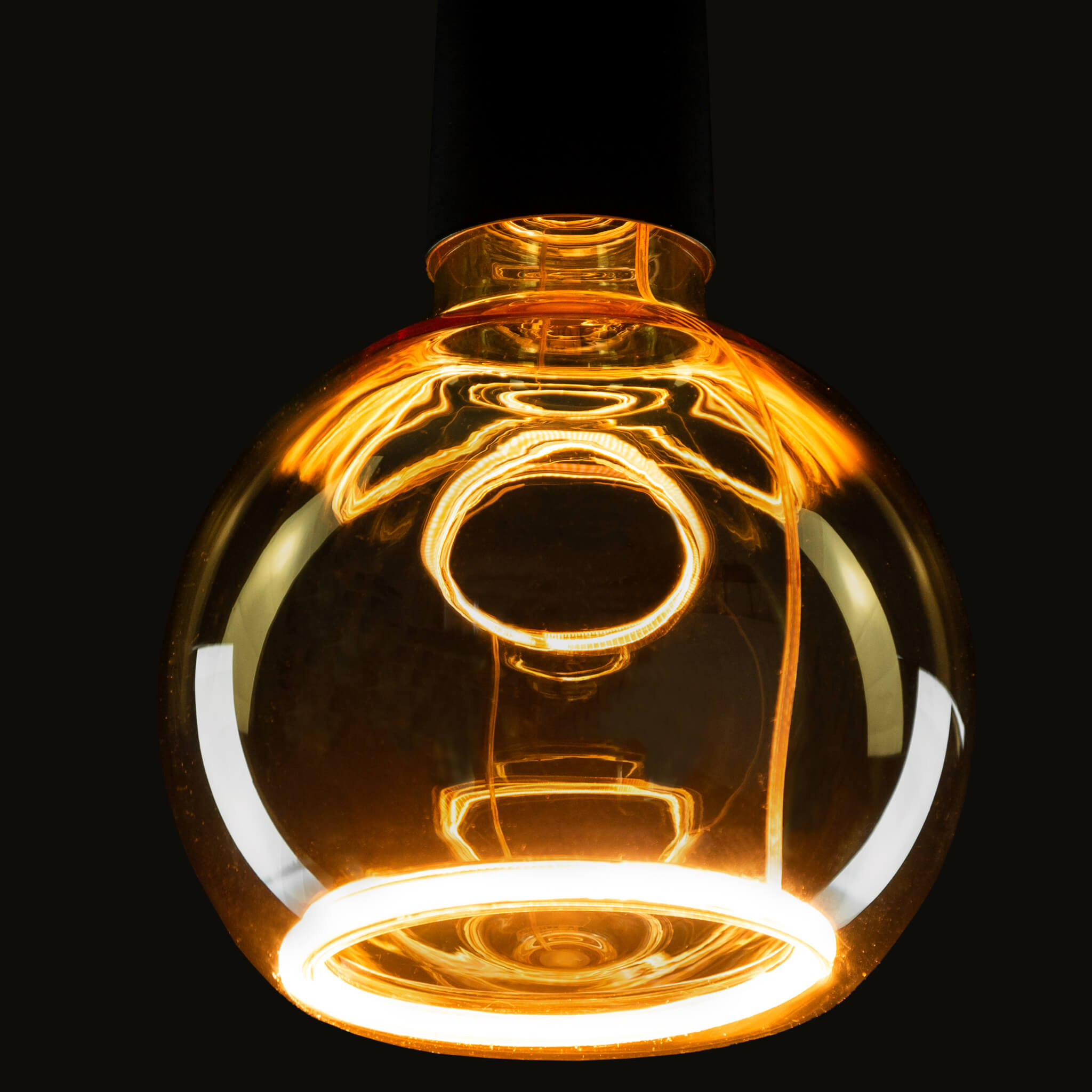 55076 LED Floating Globe 125 golden 2200 K