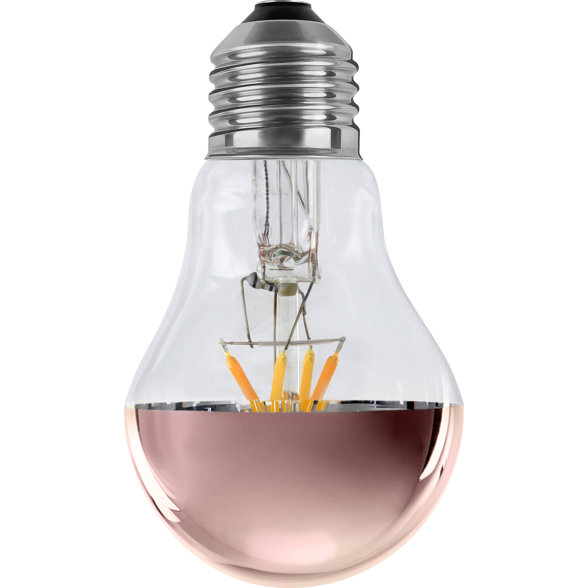 LED Glühlampe 24 V Spiegelkopf kupfer, Ambient Dimming, E27, 55877