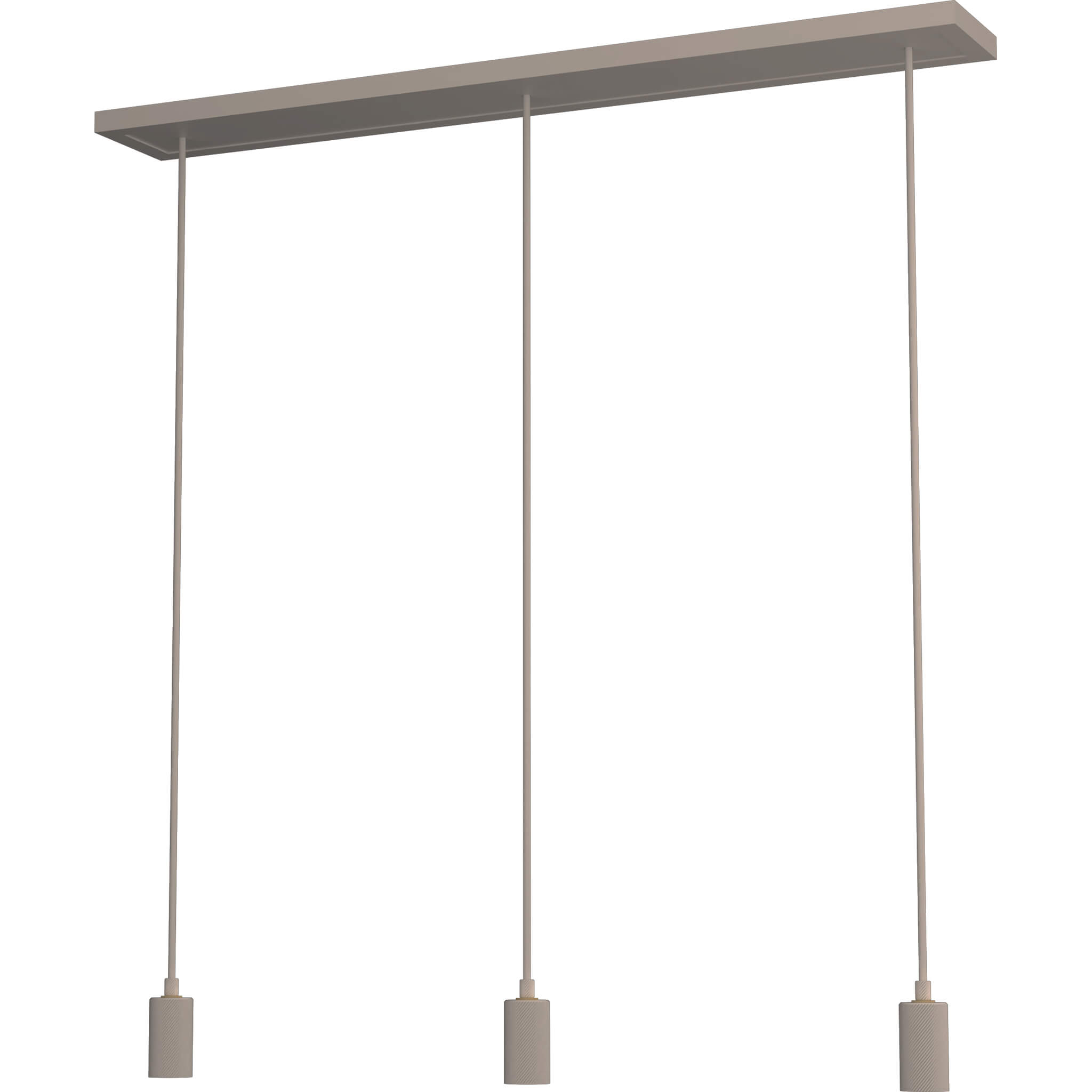 Pendelleuchte Madox, 3er, desert sand, E27, 70667