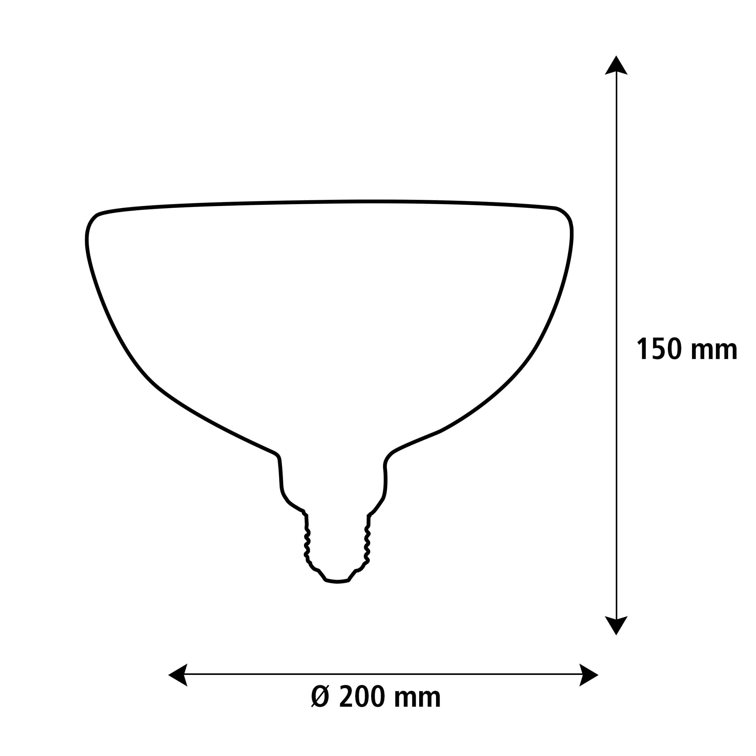 55012 LED Floating Bowl Ambient Dimming klar|E27| 6,2 W (39 W)|460 Lm|2.000-2.700 K|
