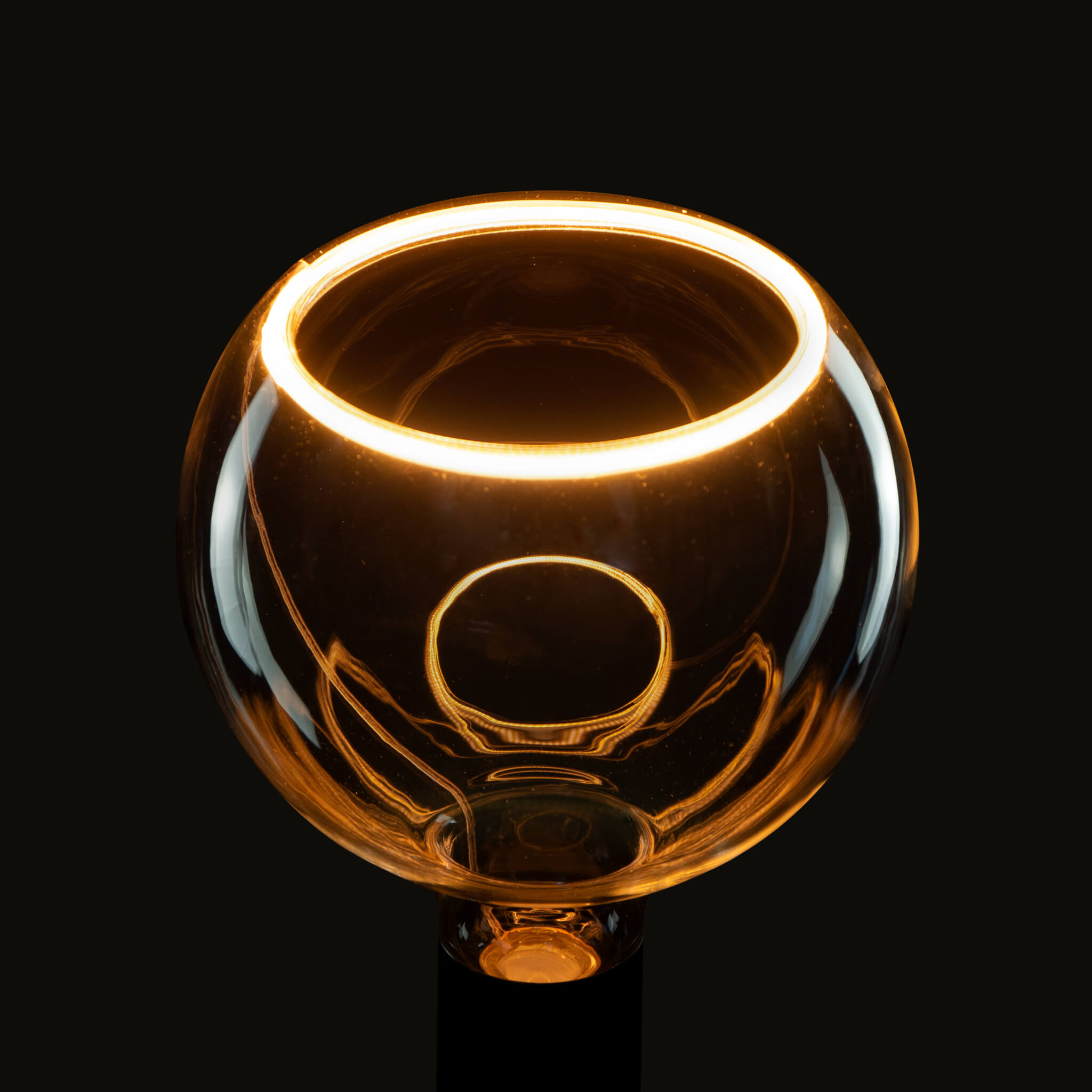 55057 LED Floating Globe 150 smokey grey