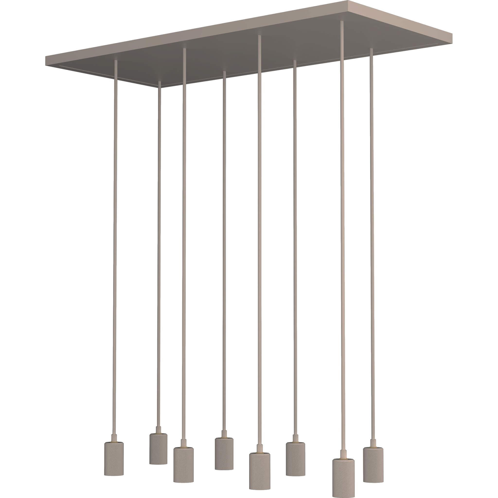 Pendelleuchte Madox, 8er, desert sand, E27, 70669
