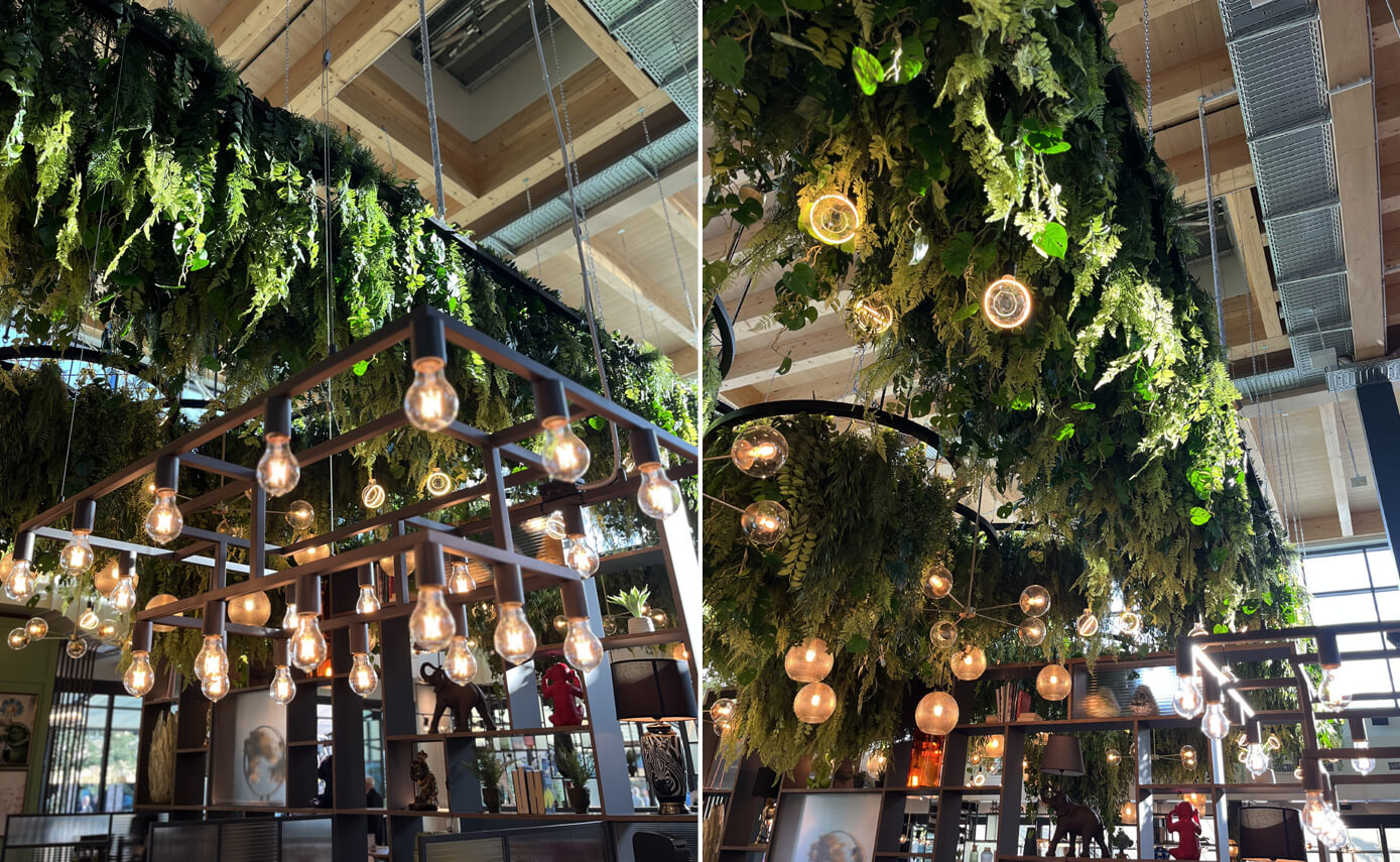 Reference image: ALEX restaurants across Germany, Vintage Bulb 55278, Illusion Globe 55113 and others