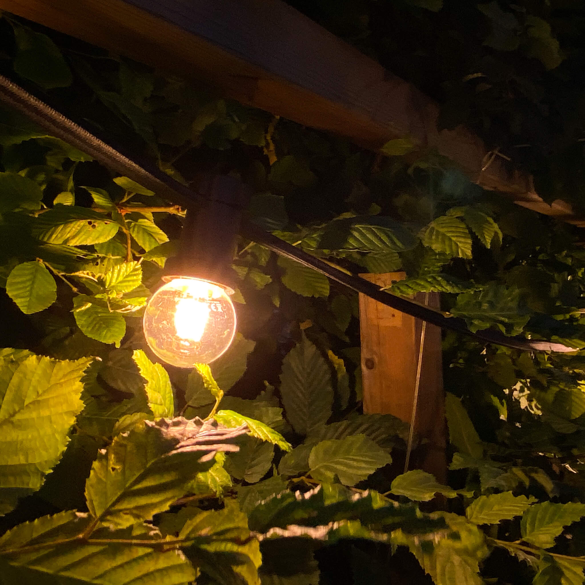 LED Golf Ball Kunststoff stoß- und wasserfest klar E27, 2200 K, 55209