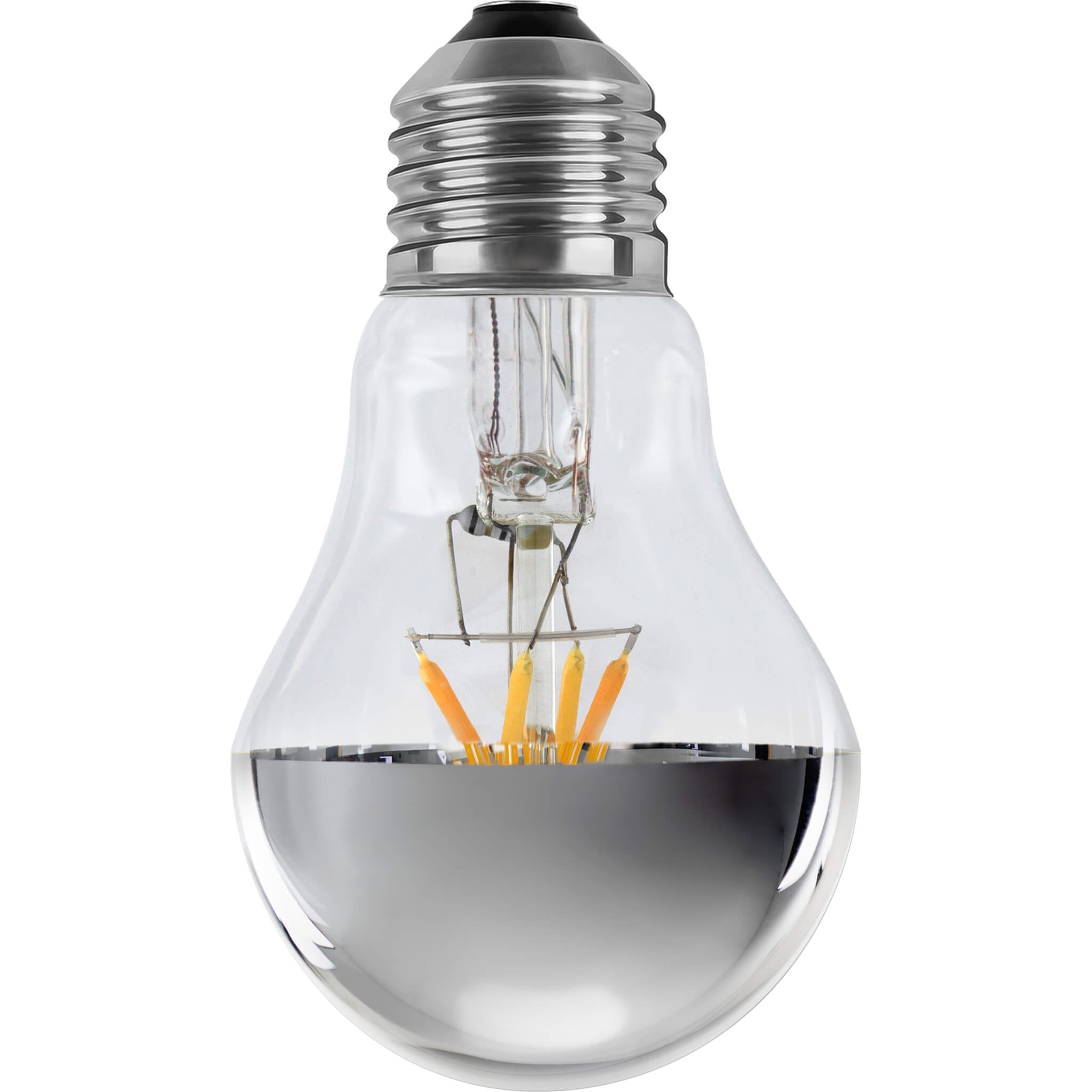 LED Glühlampe Spiegelkopf silber 24V E27 Ambient Dimming, 55876