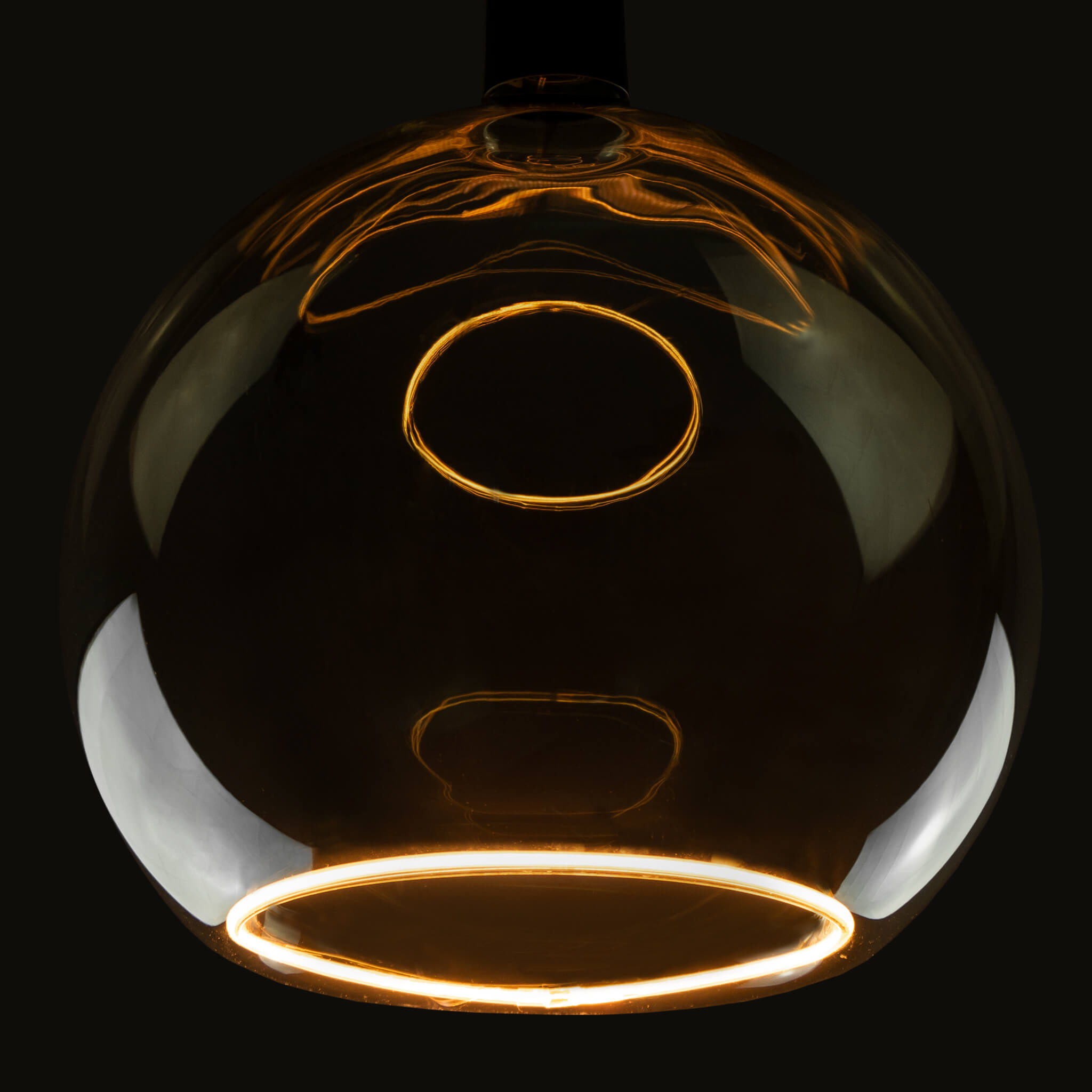 55060 Floating Globe 300 smokey grau