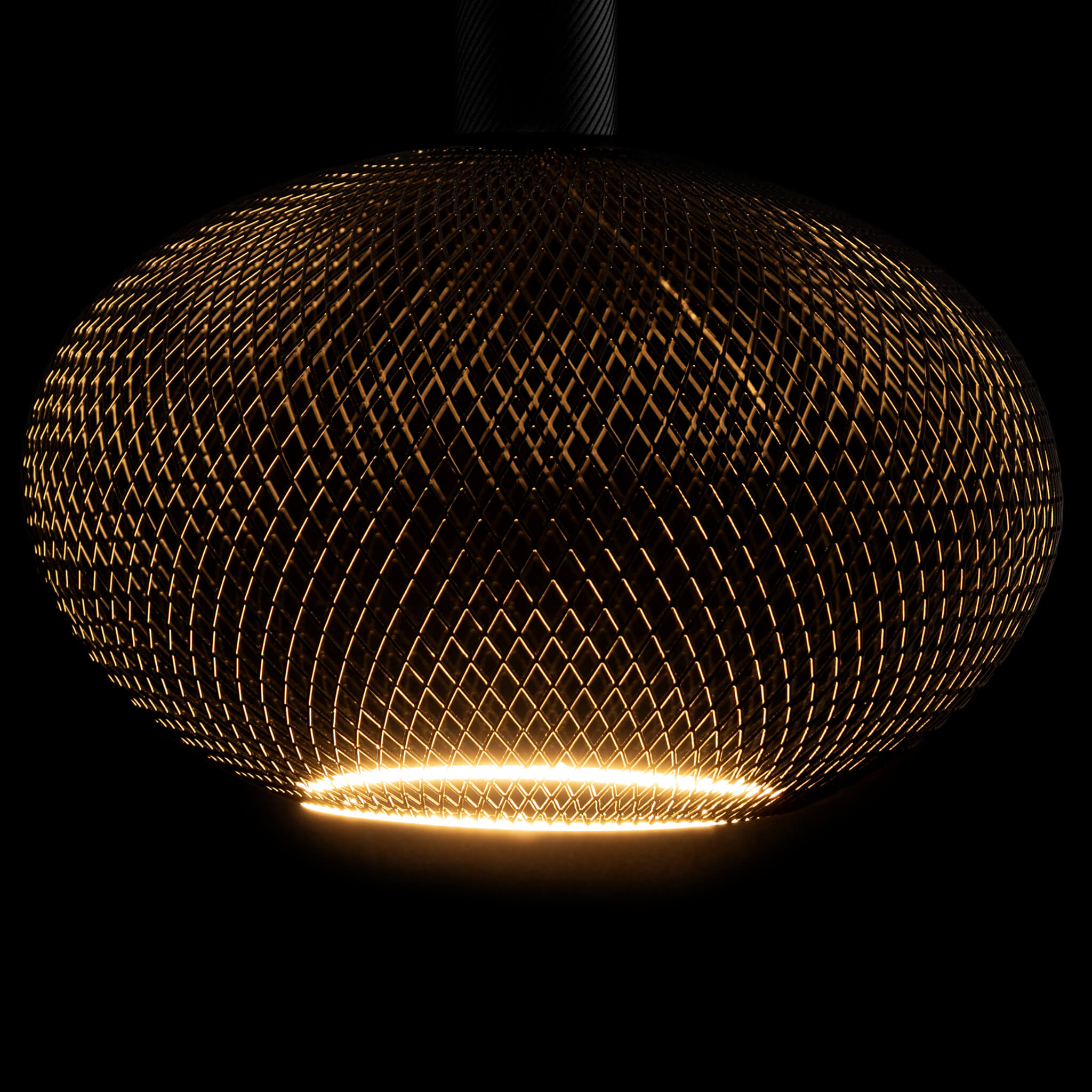 LED Floating Cage Oval 300 schwarz | 55142