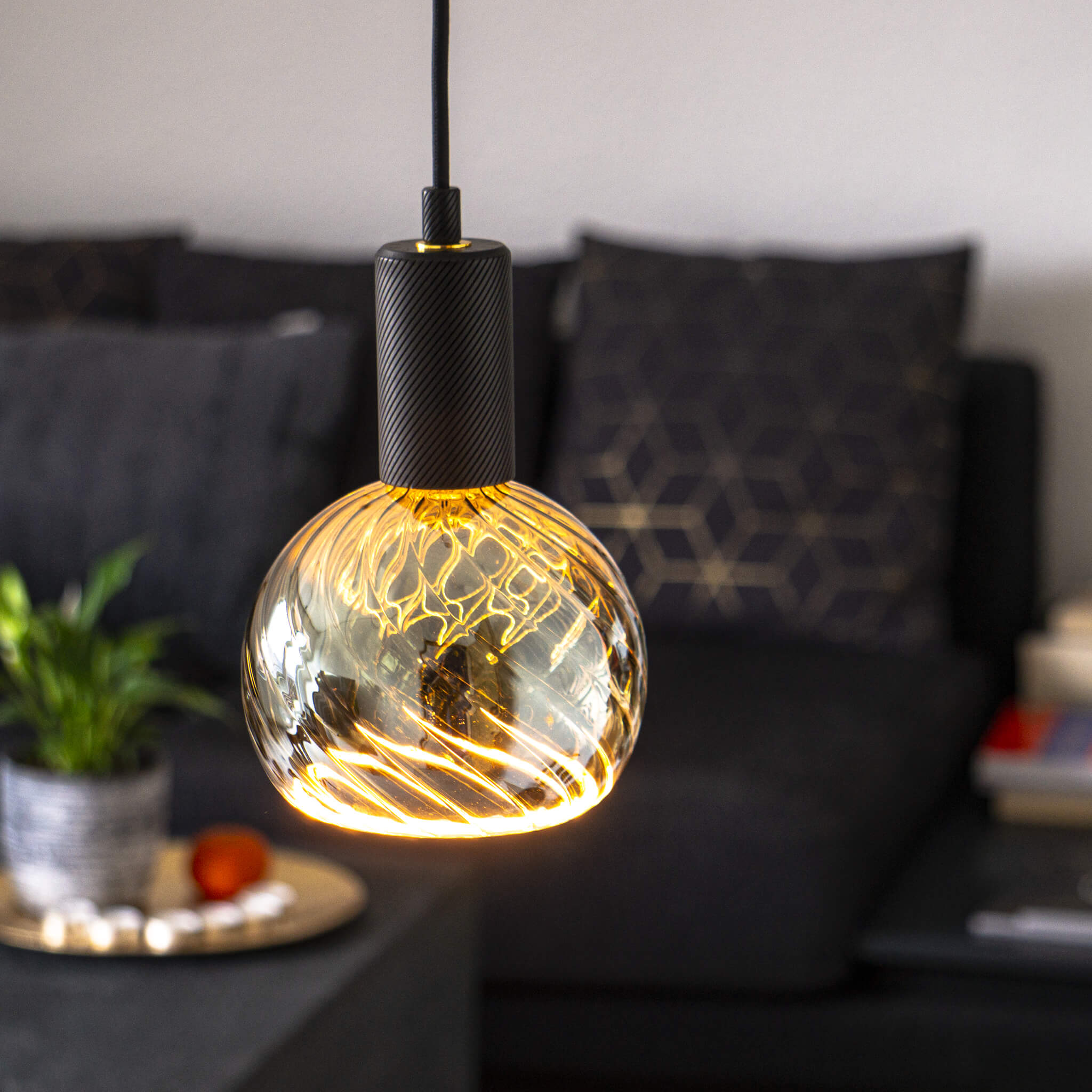 Pendelleuchte ALIX, schwarz, E27, 70134