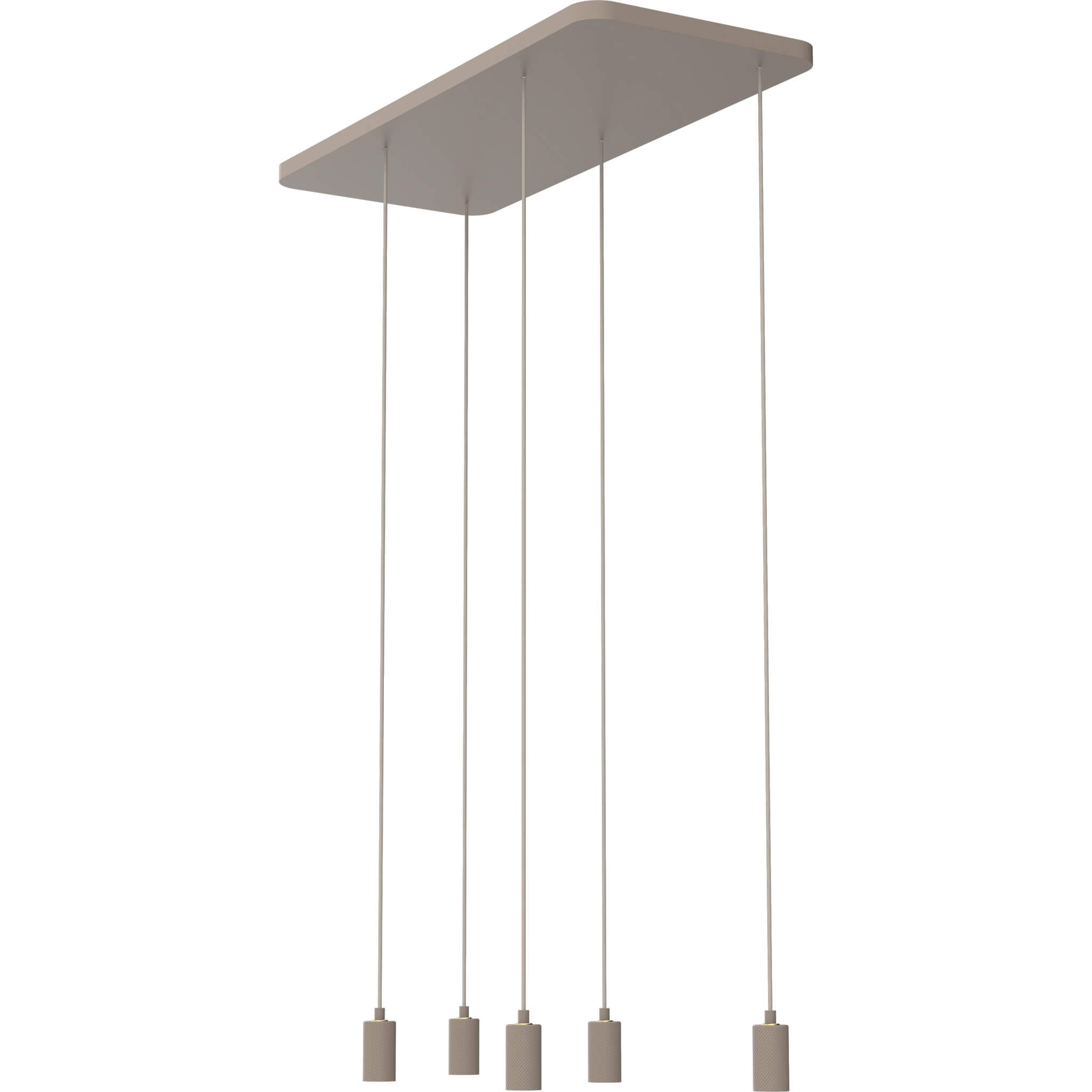 Pendelleuchte Sandy, 5er, desert sand, E27, 70686