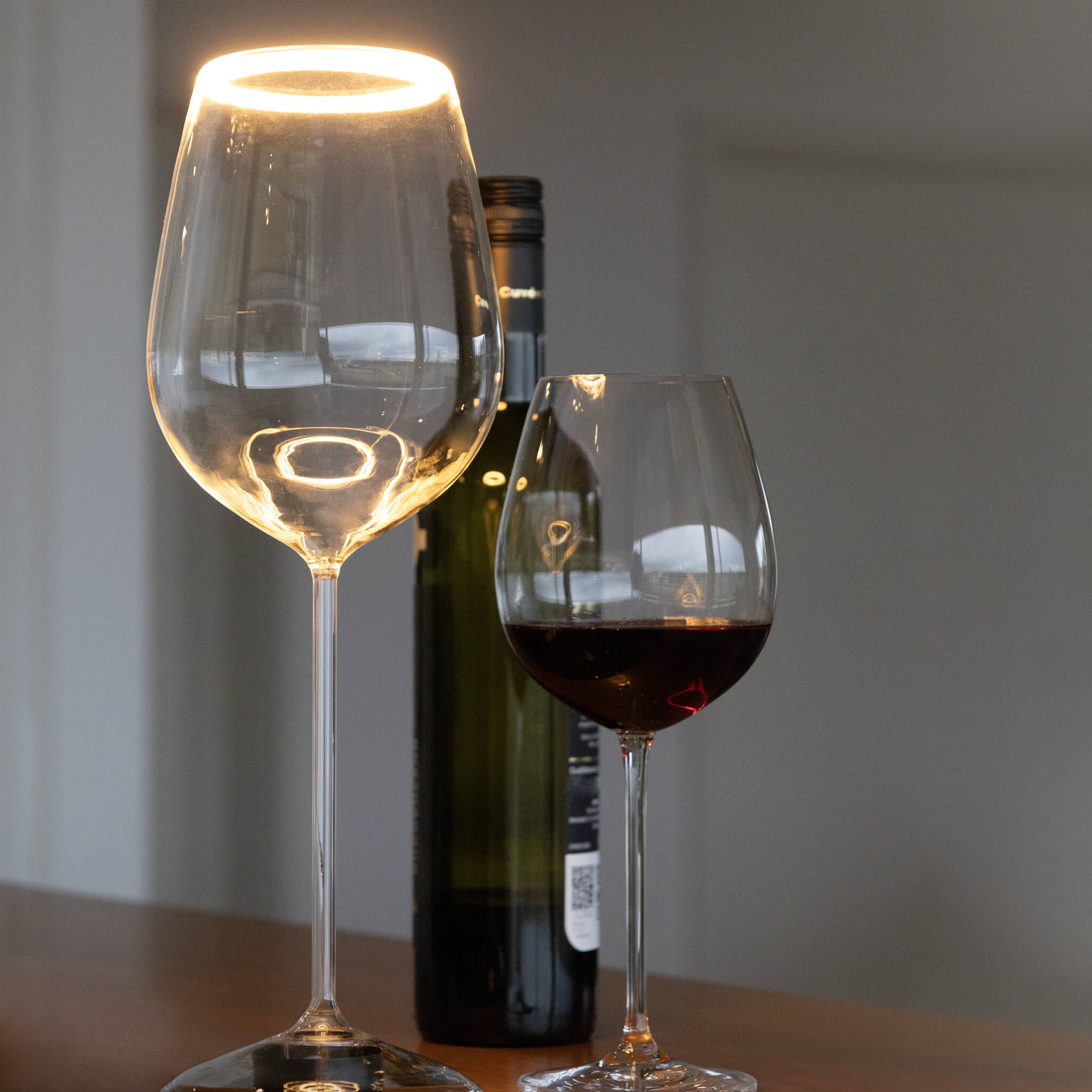 LED Floating Rotwein klar | 55463