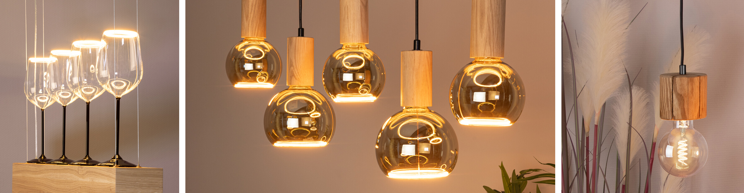 Overview of SEGULA’s new products from 2025 – shown here are the Wood Line models in the Vino, Flow and Pino variants