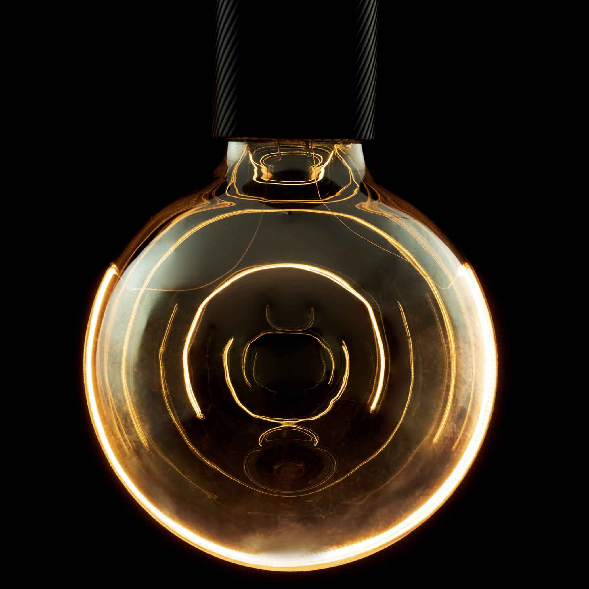 LED Illusion Globe 125 crescent top smokey grau | 55481