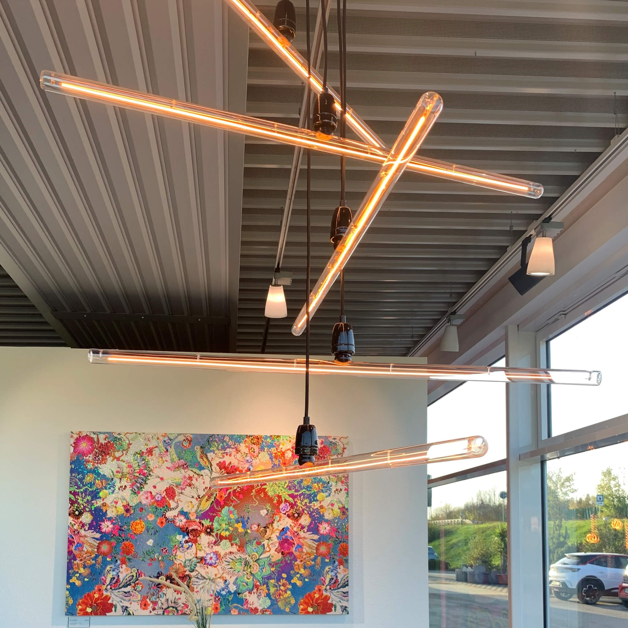 LED Linienlampe 1000mm, klar, 2200 K, 55178