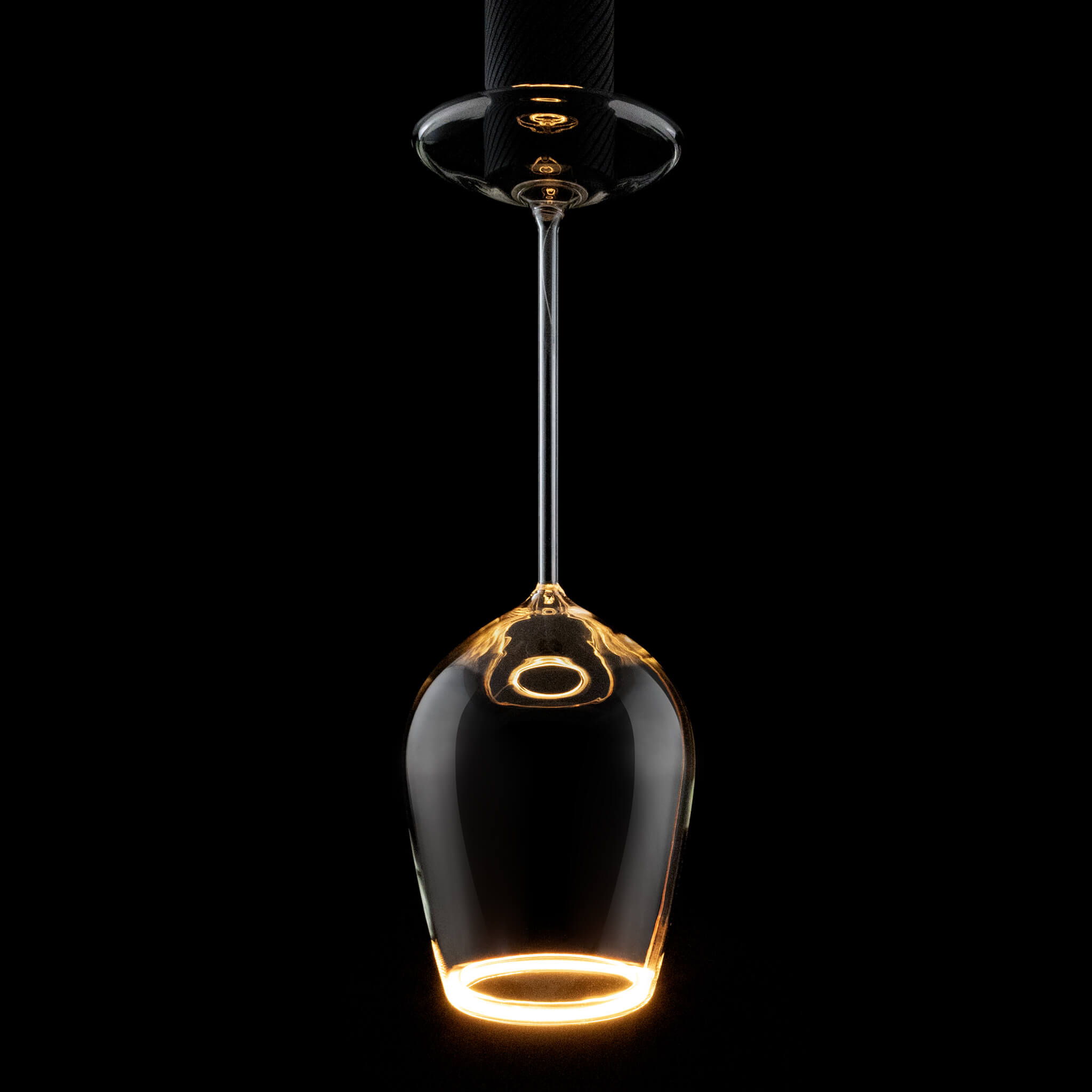 LED Floating Rotwein klar | 55463