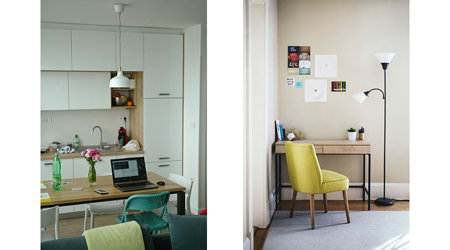 Knowledge Base | Lighting at computer workstations | Dining table – direct/indirect
