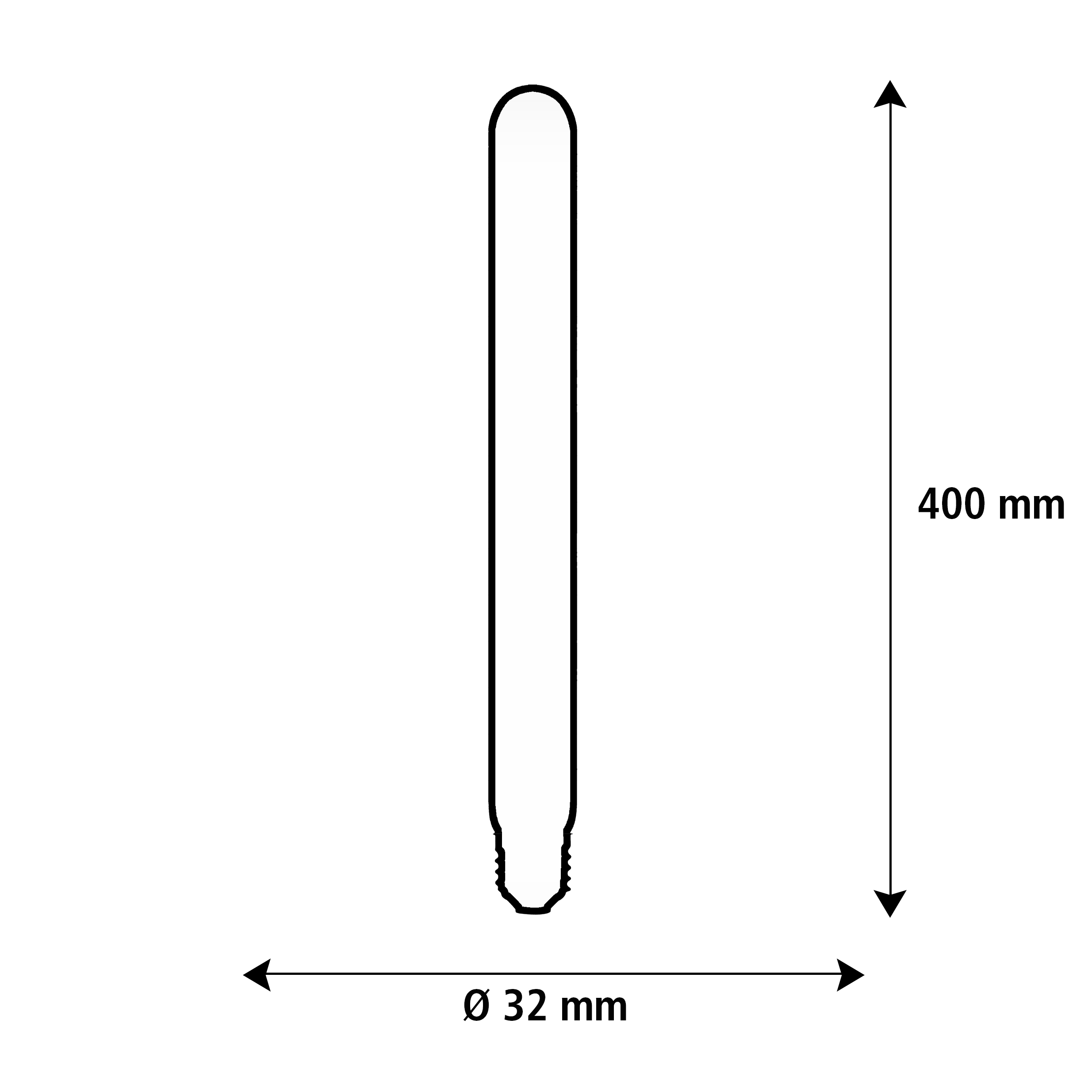 55199 LED T30 Tube 400 Ambient Dimming matt|E27|6,2 W (39 W)|460 Lm|2.000-2.700 K|