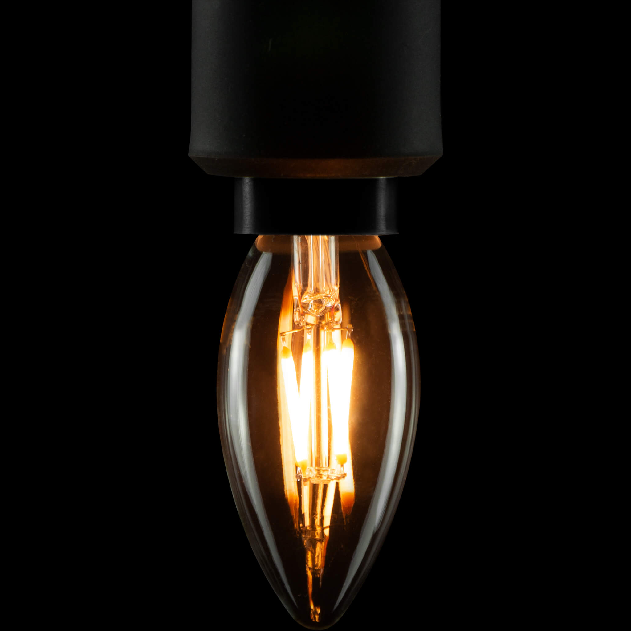 LED Kerze klar, E14, 2200 K, 55201