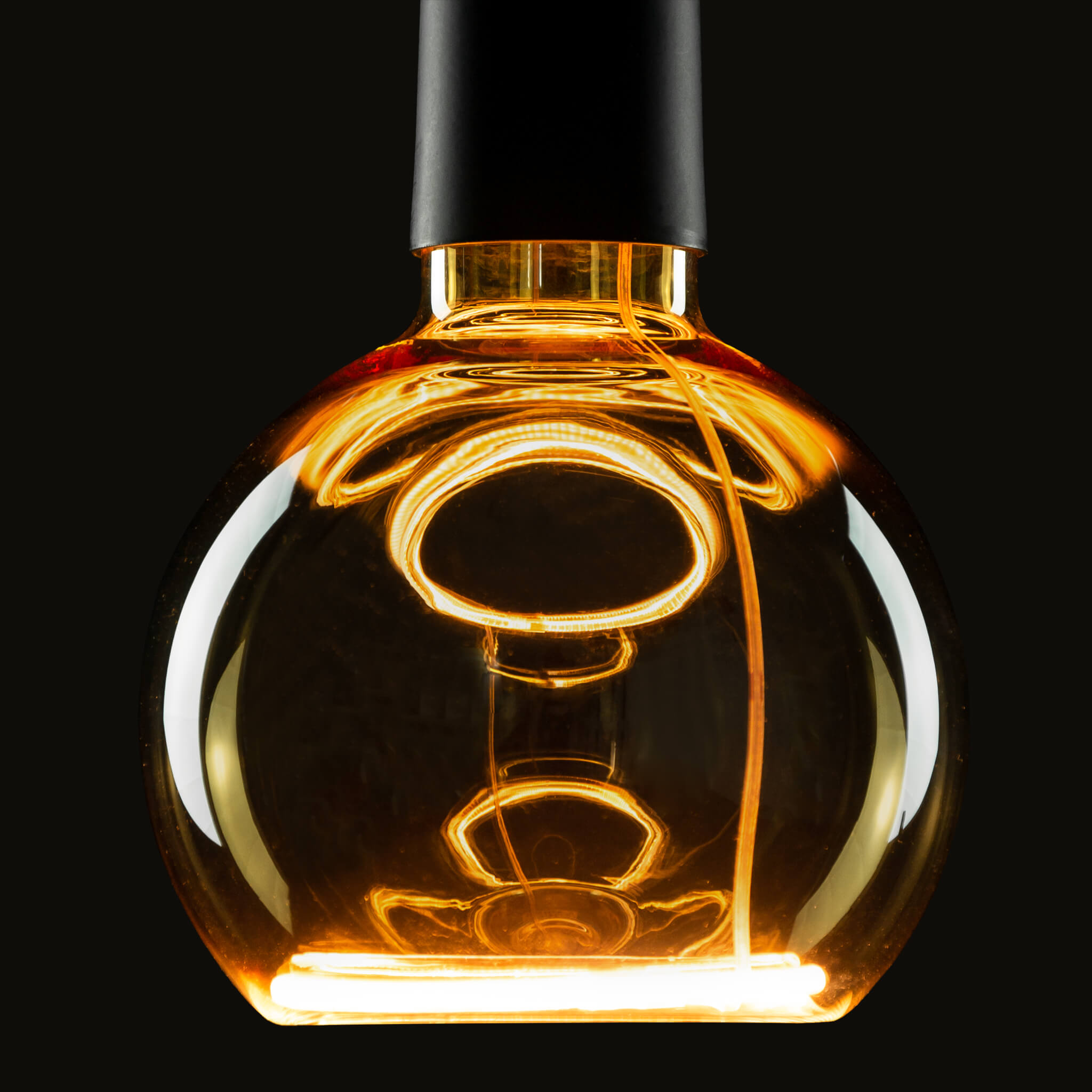 55076 LED Floating Globe 125 golden 2200 K